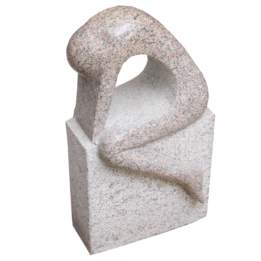 Carved Granite Sculpture of an Abstract Figure