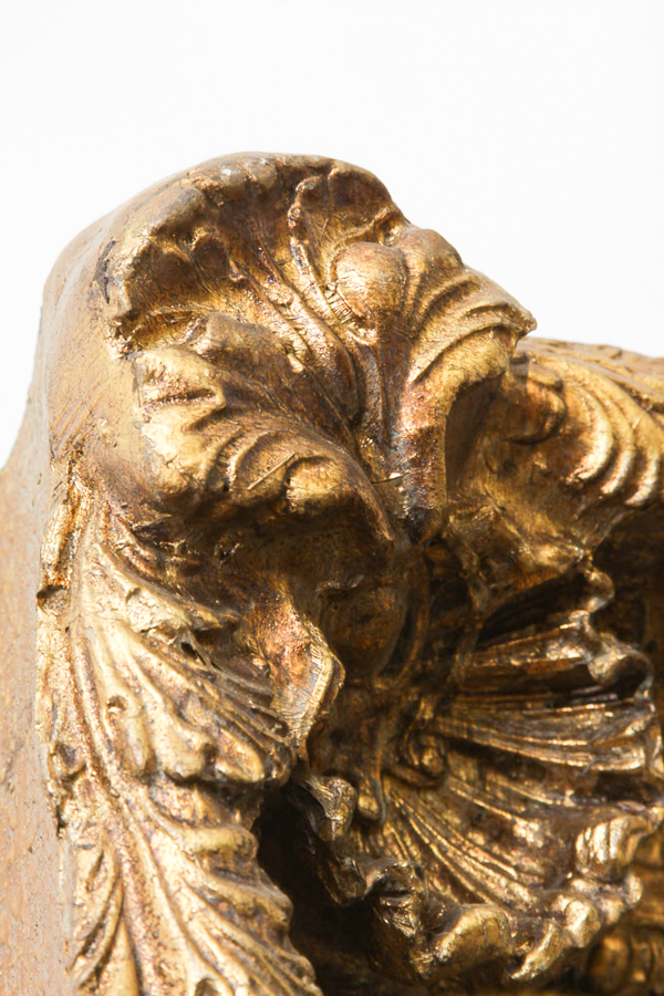 Large Gilded Wood Floor Mirror