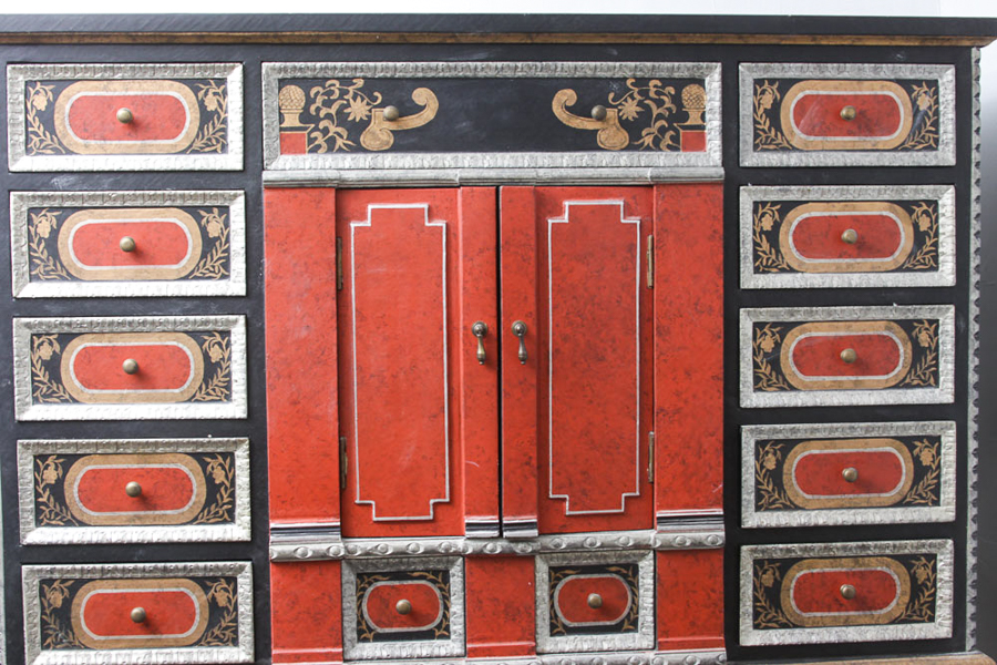 Continental Style Valuables Cabinet-on-Stand