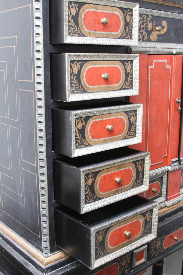 Continental Style Valuables Cabinet-on-Stand