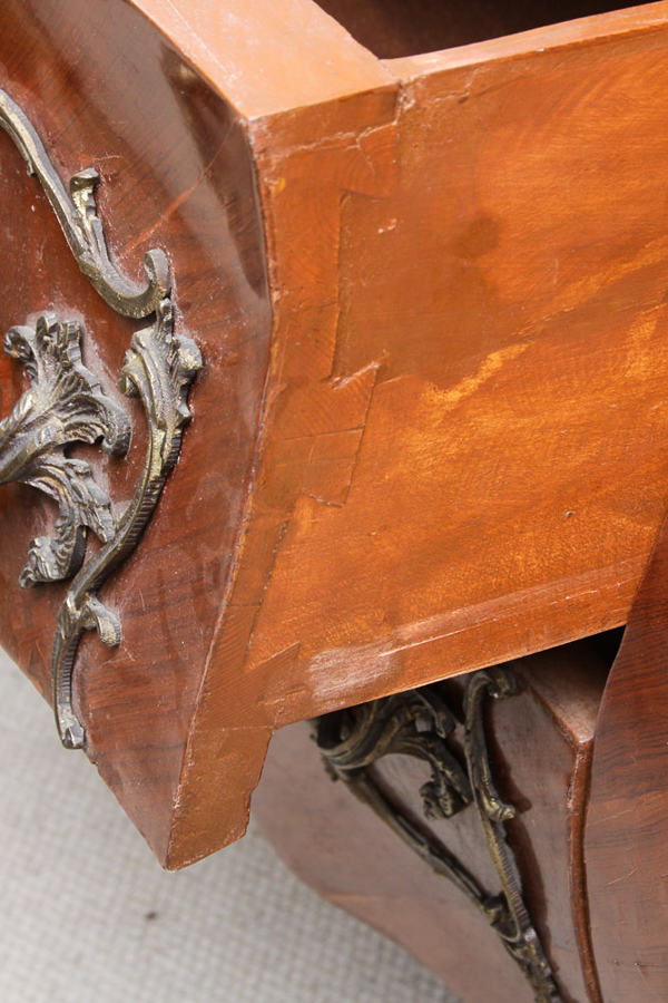 Vintage Louis XV Style Bombe Chest