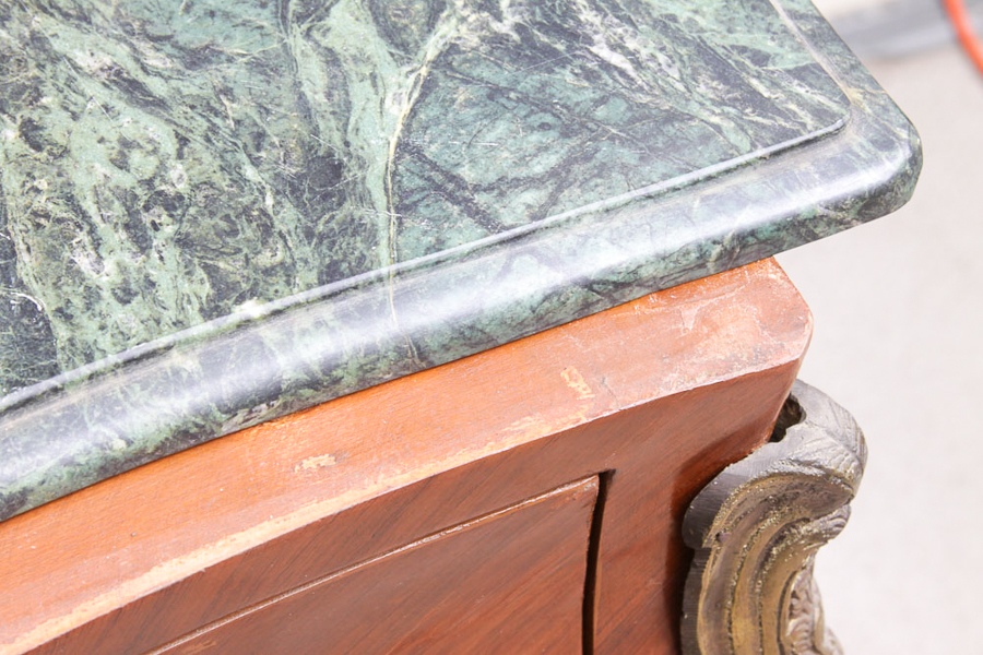 Vintage Louis XV Style Bombe Chest