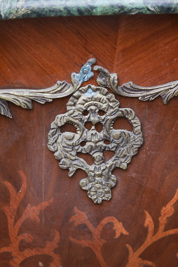 Vintage Louis XV Style Bombe Chest