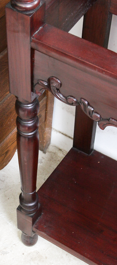 Victorian Style Carved Hall Tree