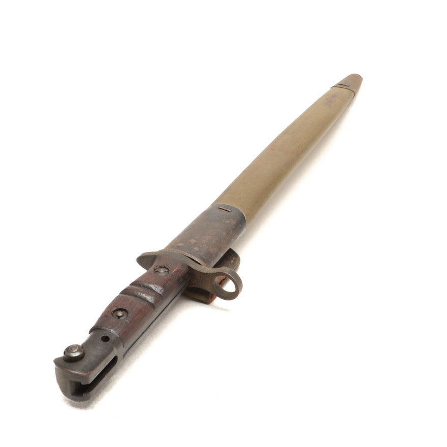 Remington M1917 Bayonet with Sheath