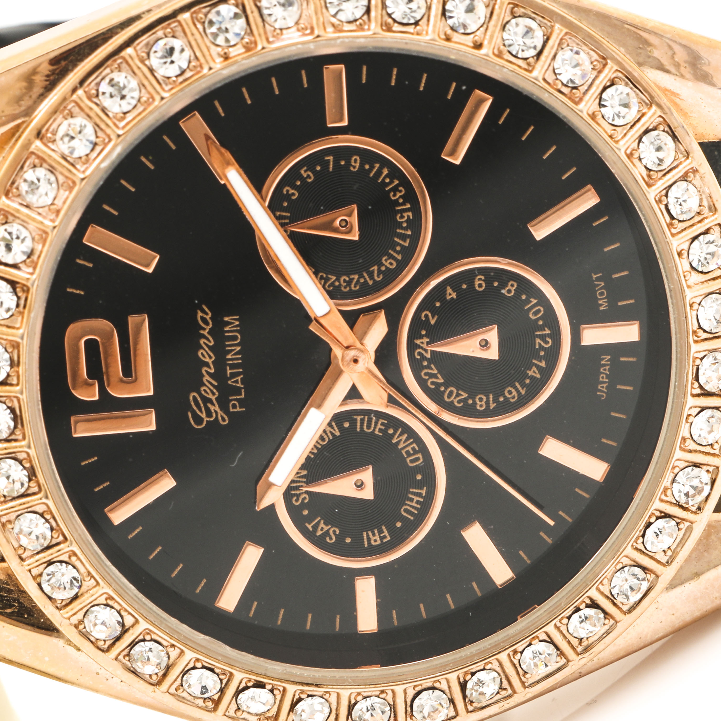 Aldo and Geneva Crystal Encrusted Watches