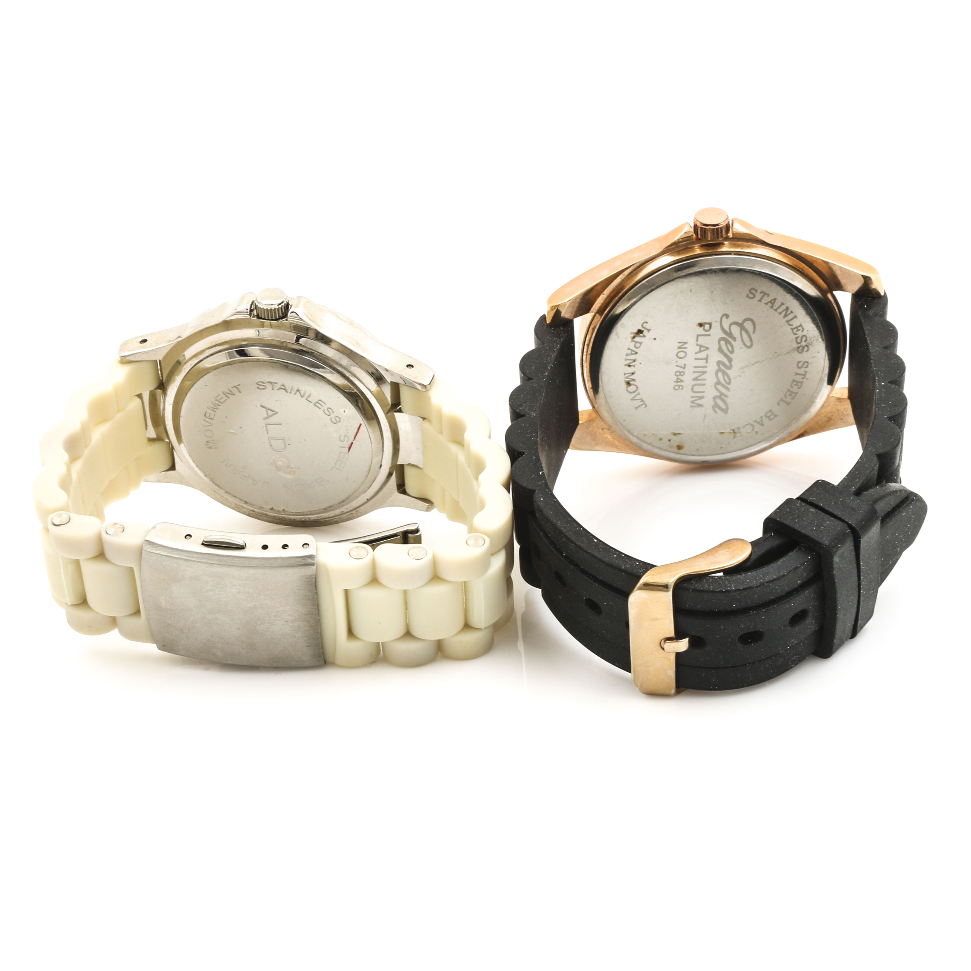 Aldo and Geneva Crystal Encrusted Watches