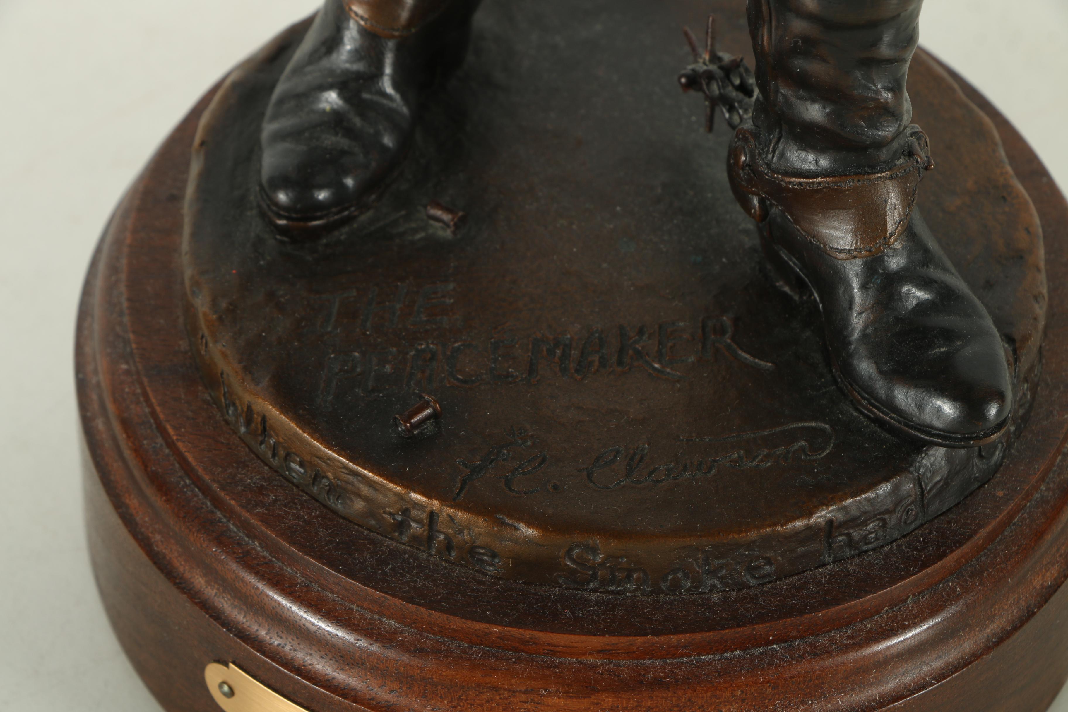 Cary Clawson Limited Edition Bronze Sculpture "The Peacemaker"