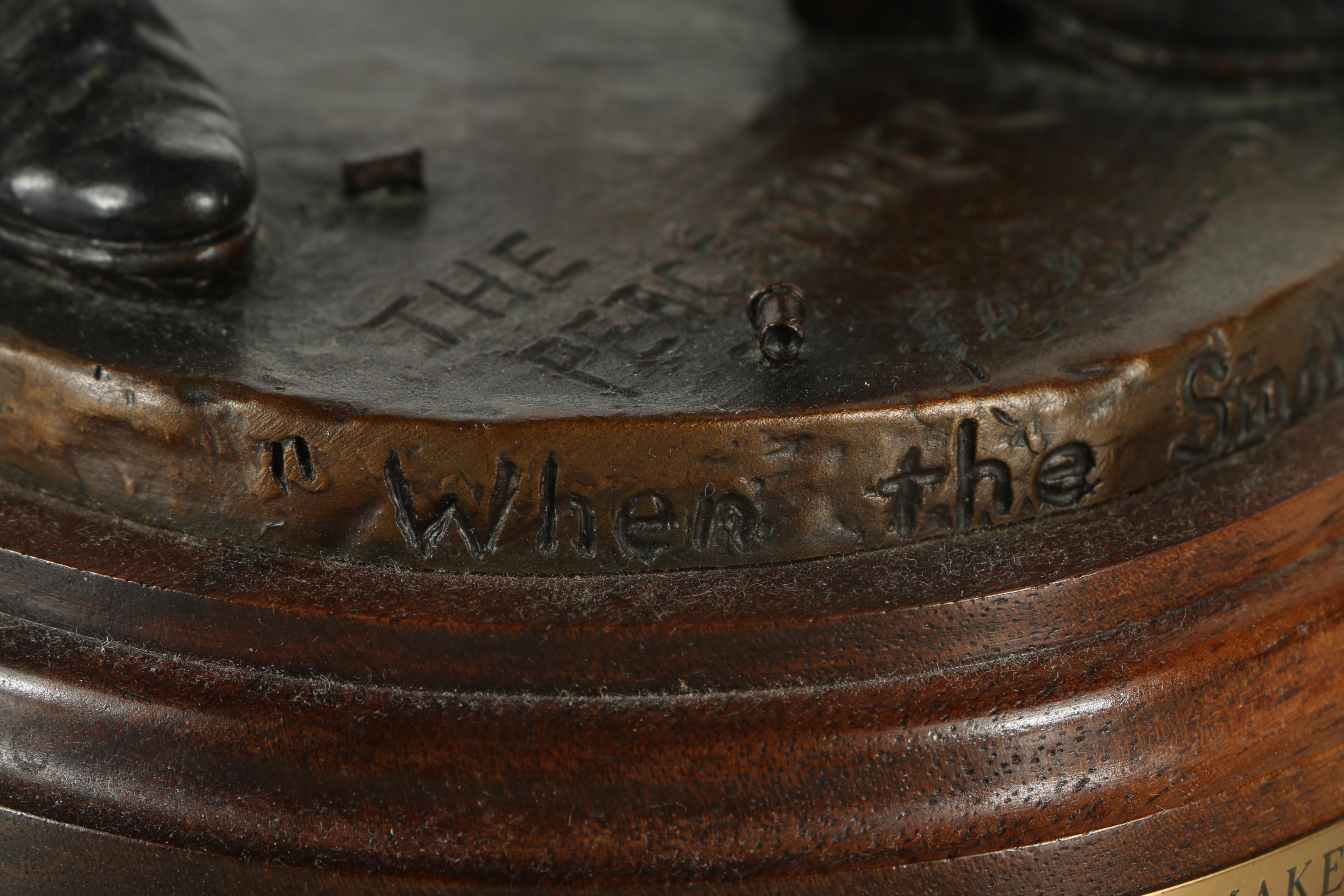 Cary Clawson Limited Edition Bronze Sculpture "The Peacemaker"