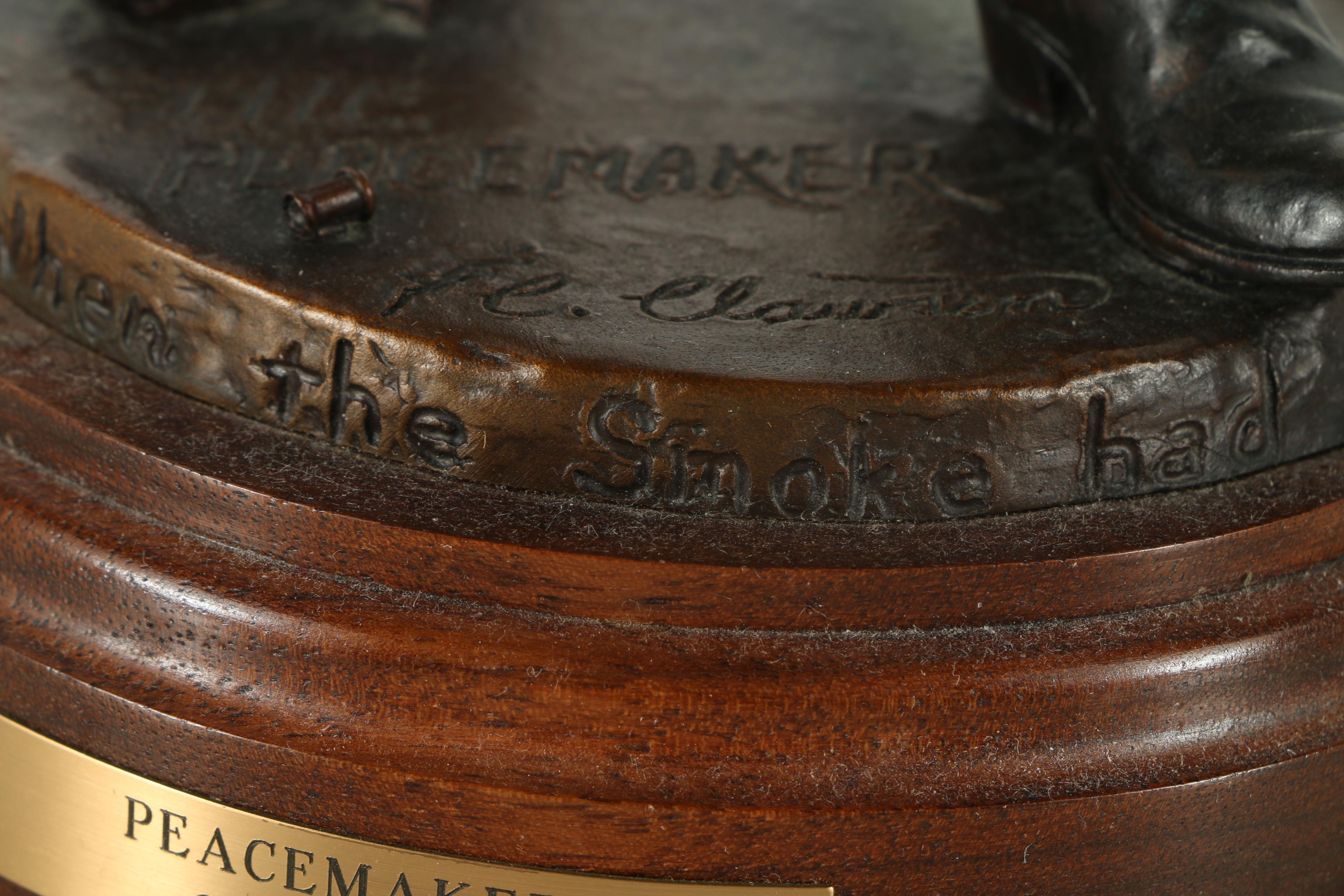 Cary Clawson Limited Edition Bronze Sculpture "The Peacemaker"