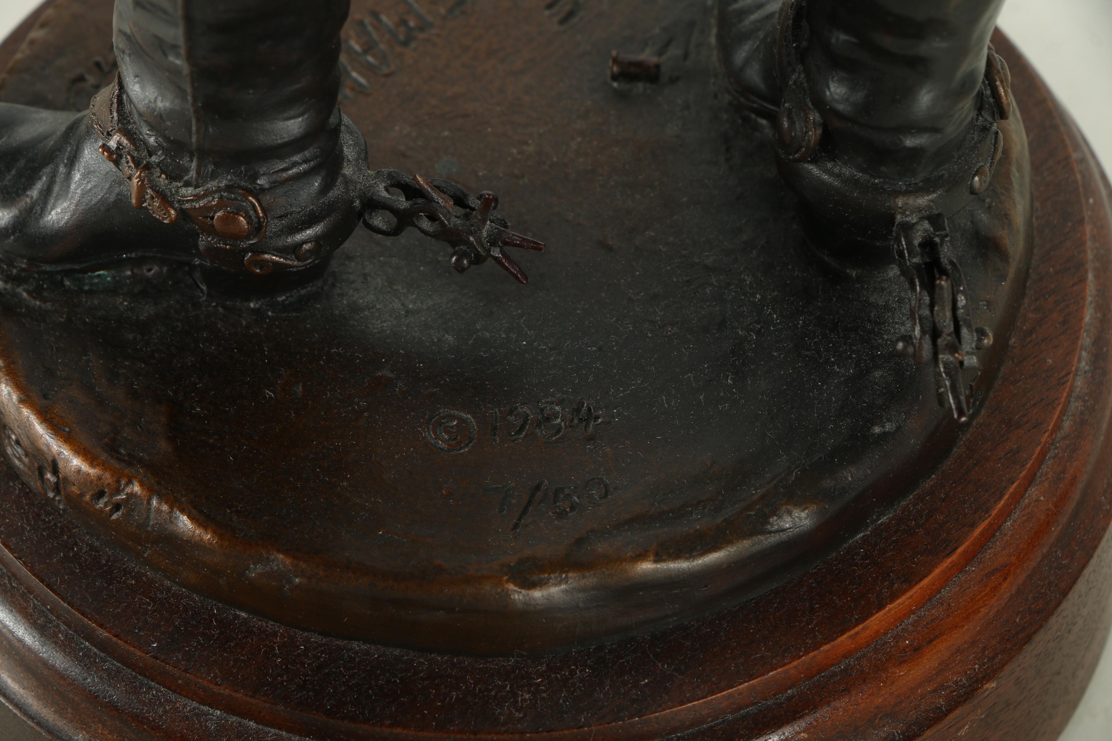 Cary Clawson Limited Edition Bronze Sculpture "The Peacemaker"