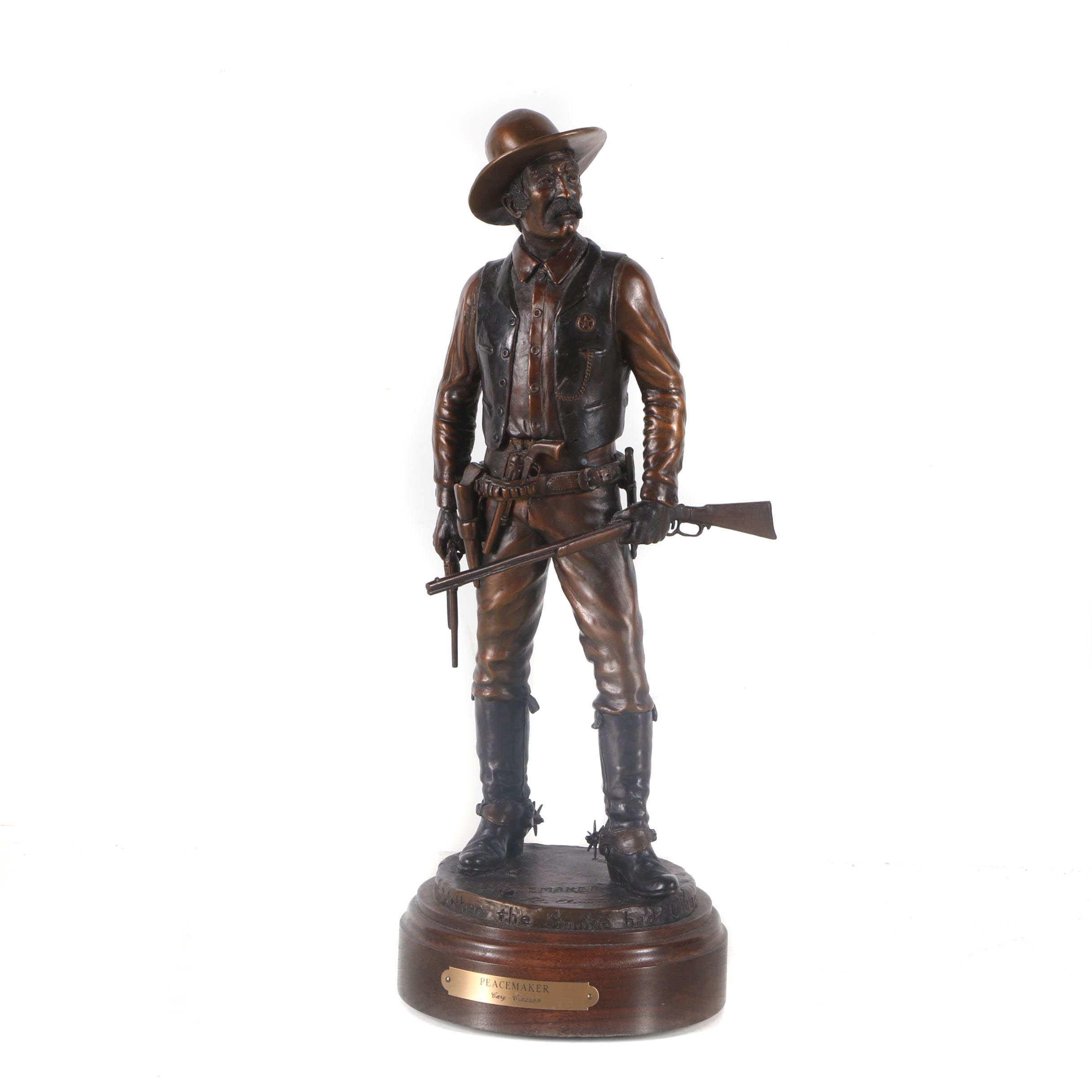 Cary Clawson Limited Edition Bronze Sculpture "The Peacemaker"