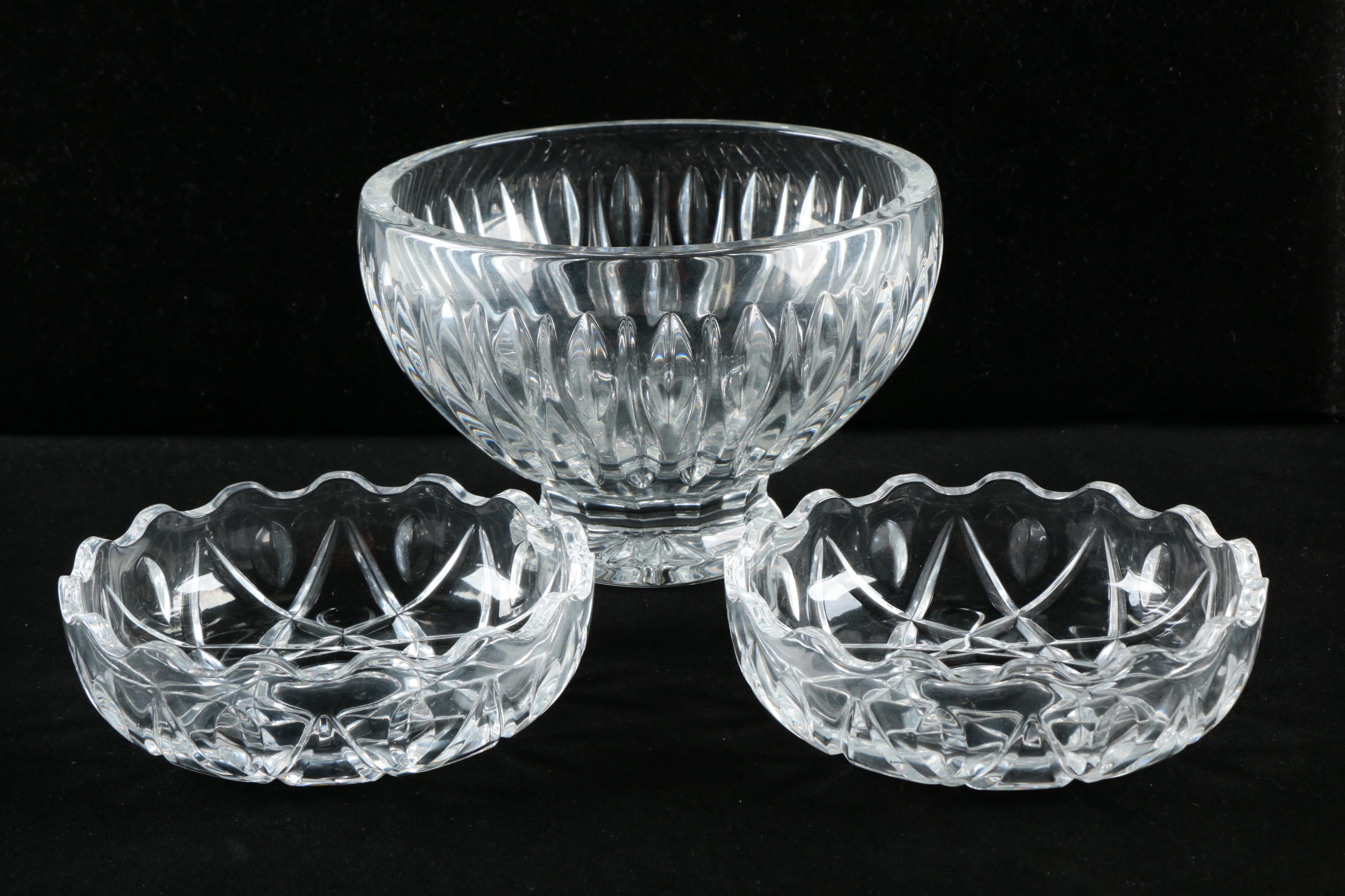 Marquis by Waterford Crystal Bowl and Lidded Dish