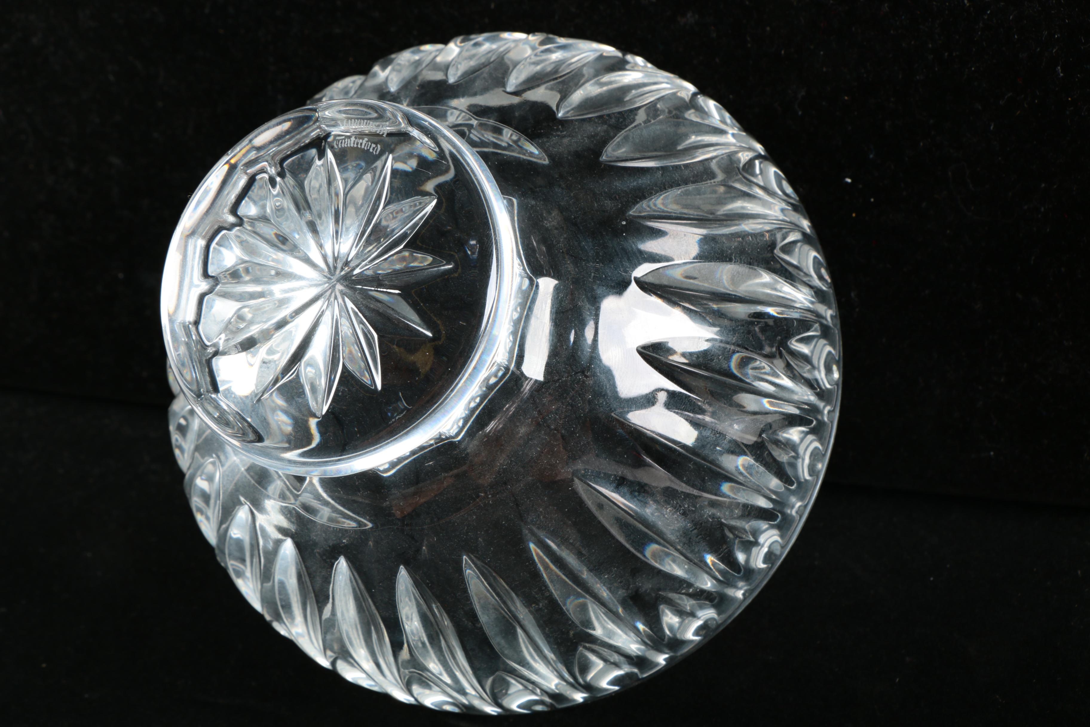 Marquis by Waterford Crystal Bowl and Lidded Dish