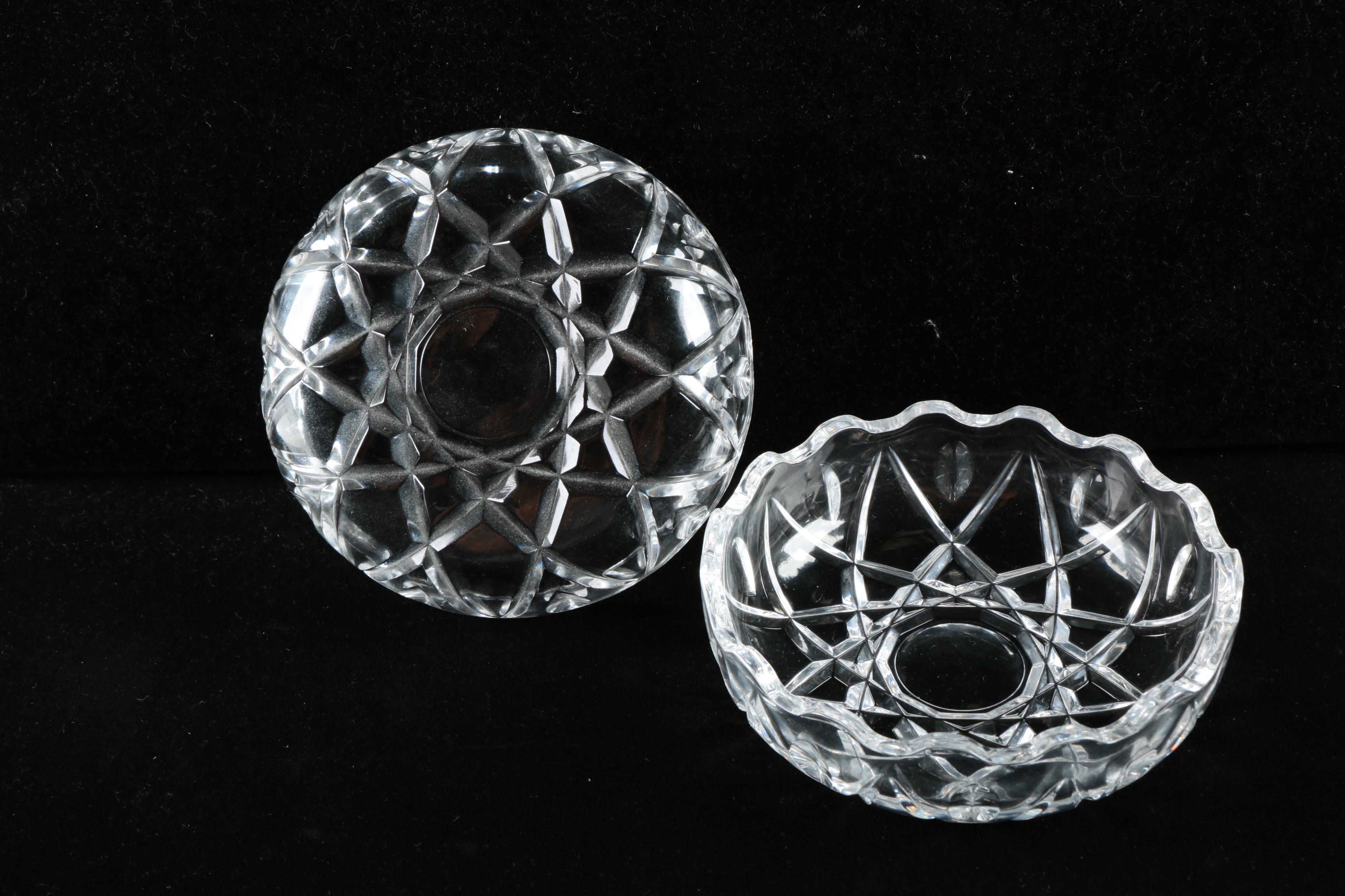 Marquis by Waterford Crystal Bowl and Lidded Dish