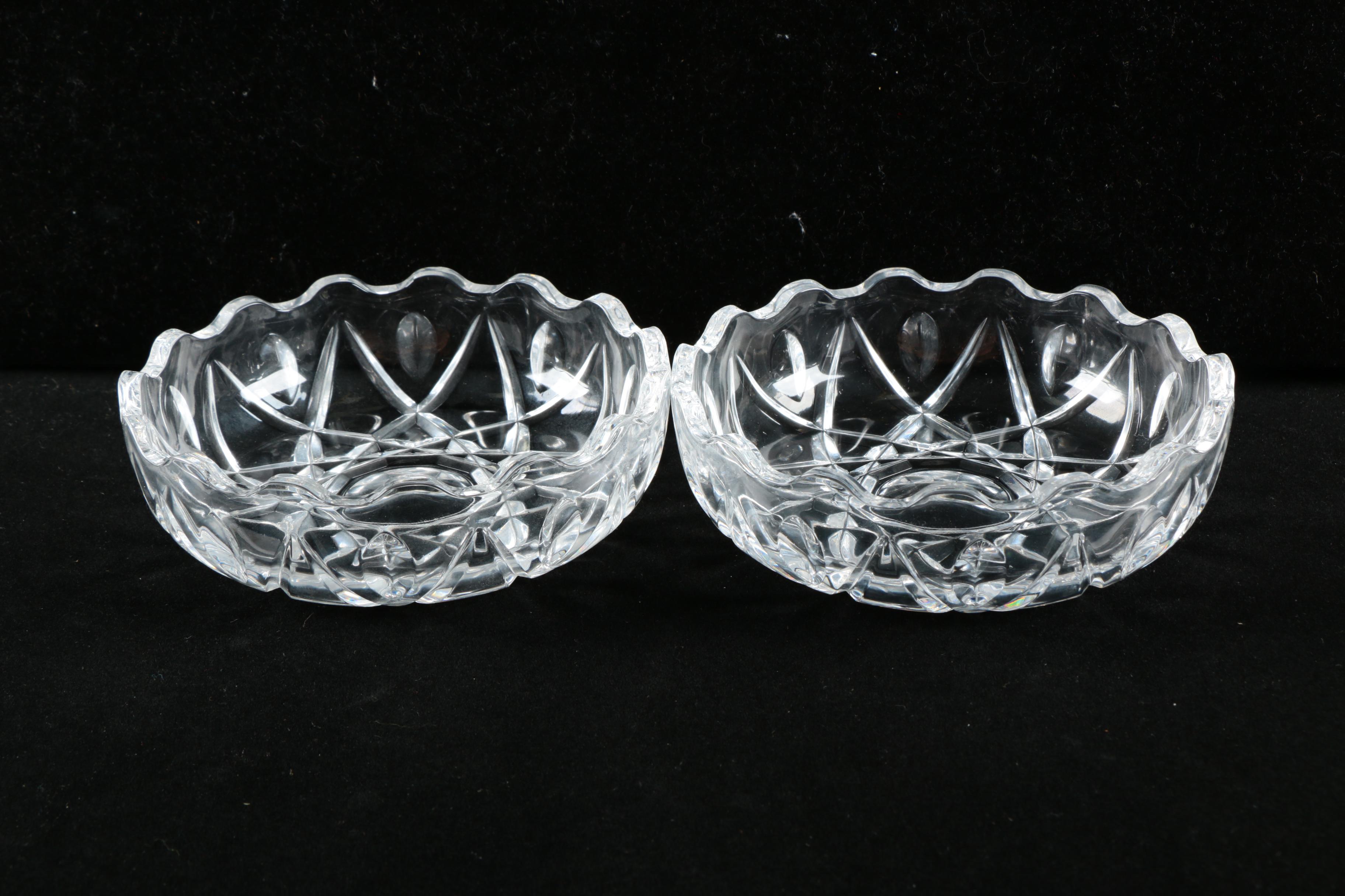Marquis by Waterford Crystal Bowl and Lidded Dish