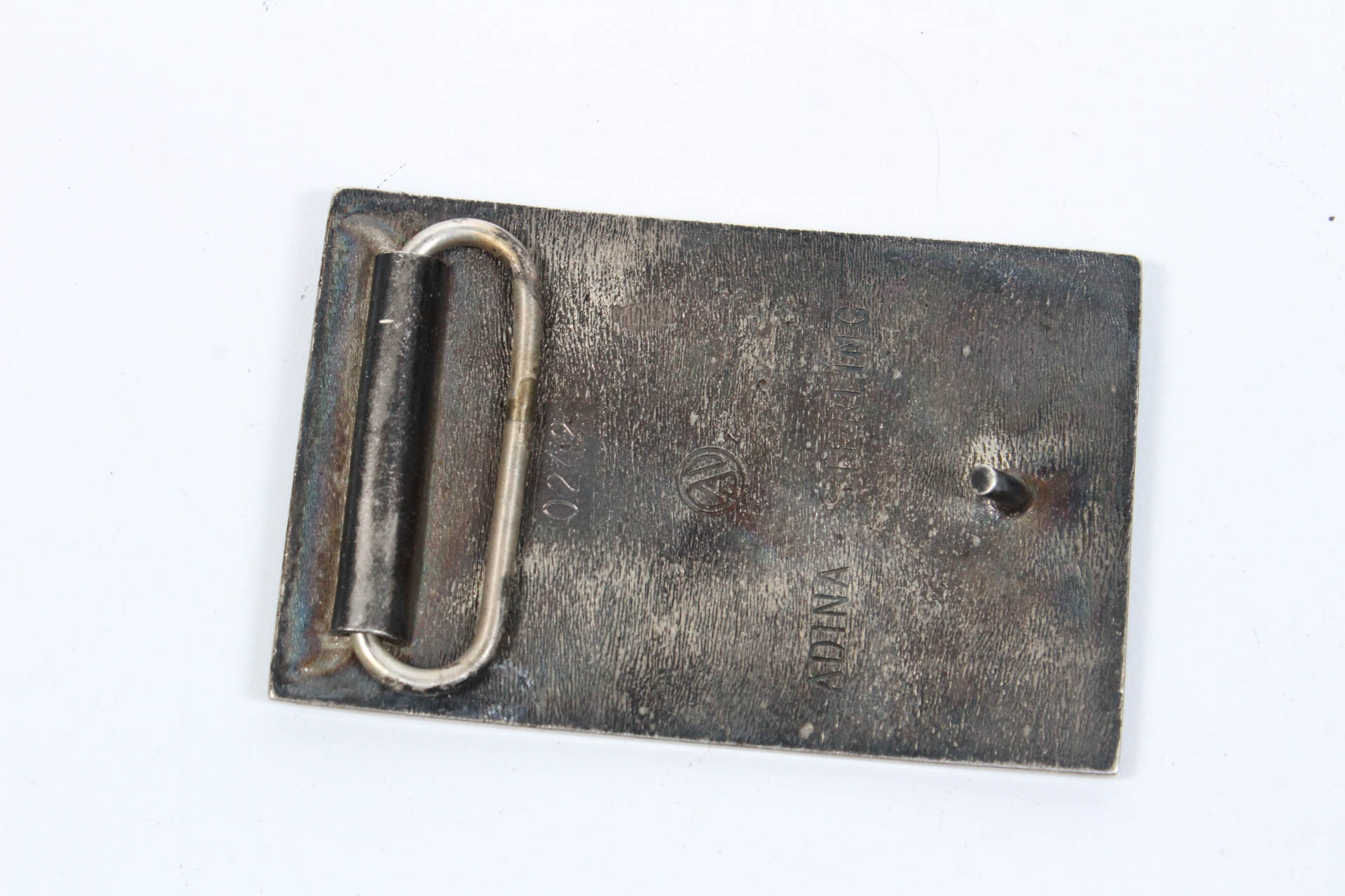 Adina Sterling Silver Colt 357 Magnum Belt Buckle