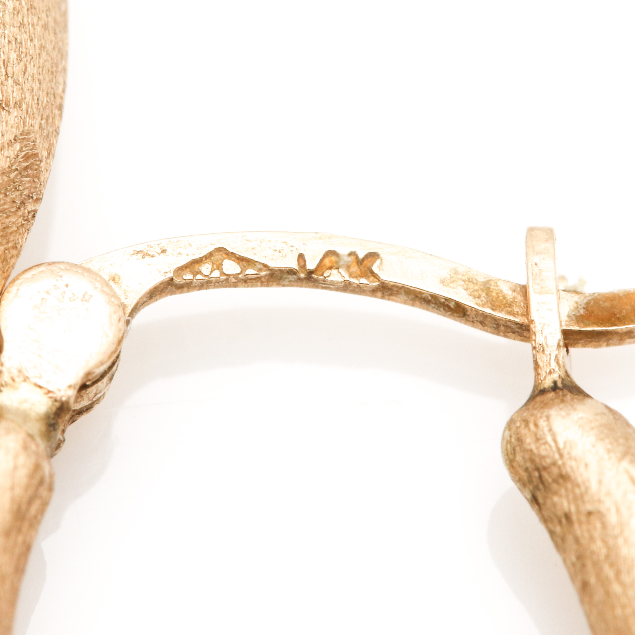 Selection of 14K Yellow Gold and Two Tone Hoop Earrings