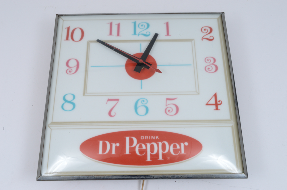 Vintage Dr. Pepper Wall Clock