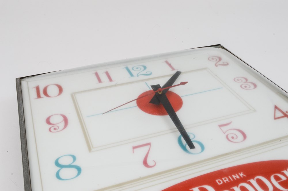 Vintage Dr. Pepper Wall Clock