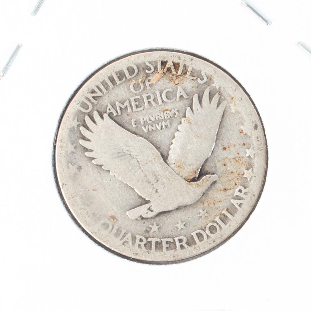 Standing Liberty Quarter Dollars