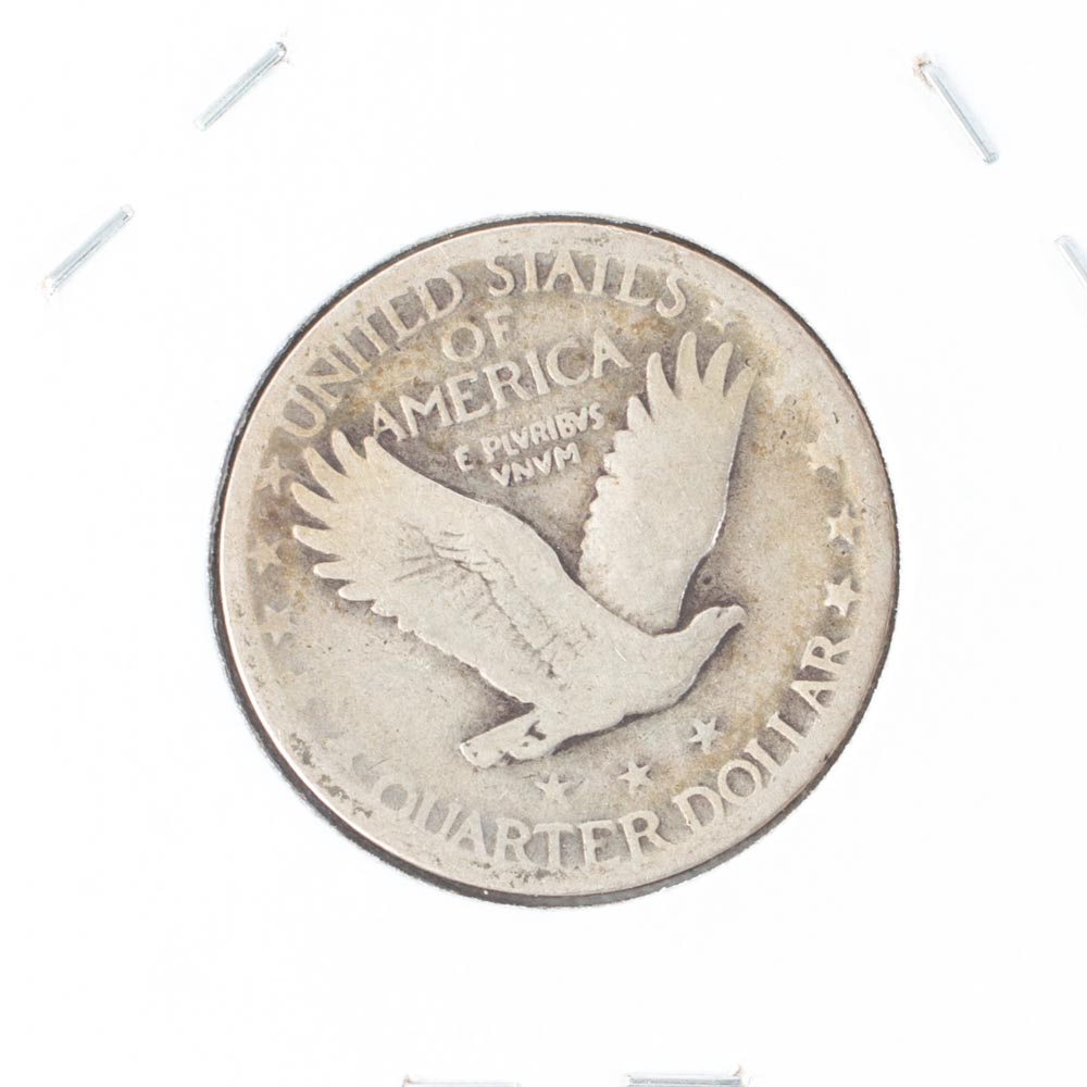 Standing Liberty Quarter Dollars