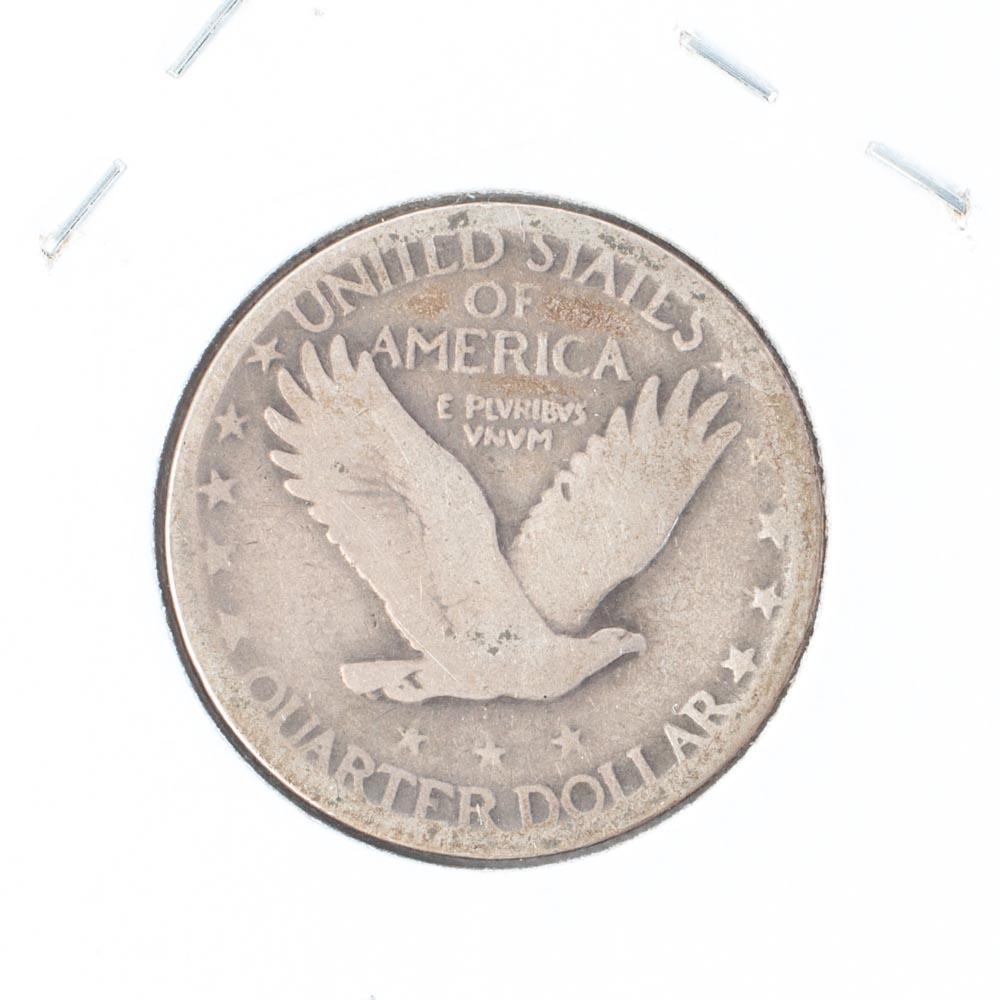 Standing Liberty Quarter Dollars
