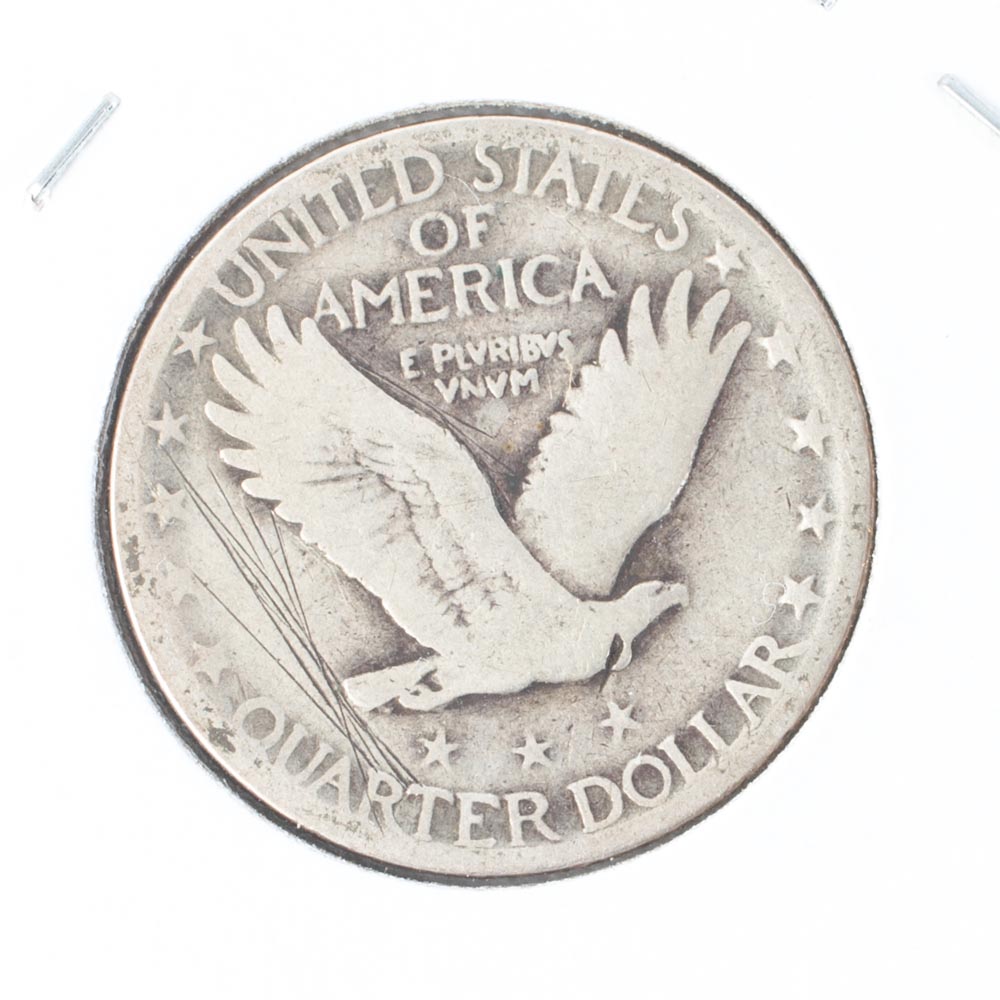 Standing Liberty Quarter Dollars