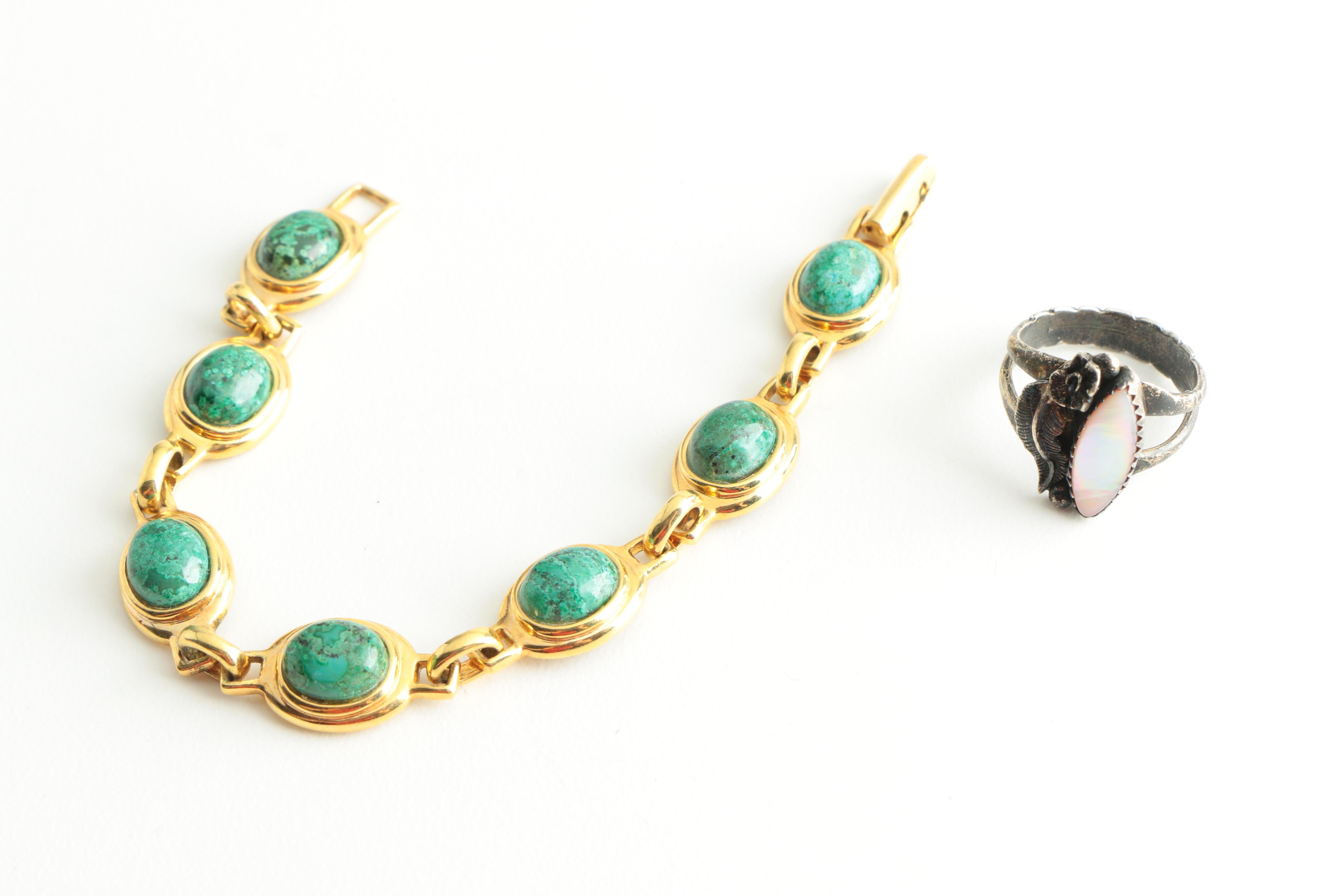 Assortment of Sterling Silver and Gemstone Jewelry