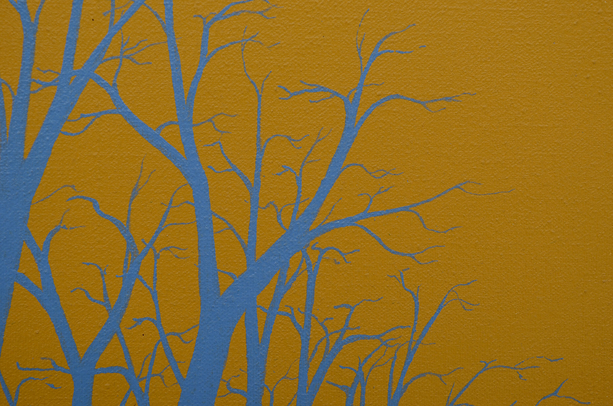 Garret Boone Original 1970 Acrylic Painting on Canvas "Interstate Landscape"