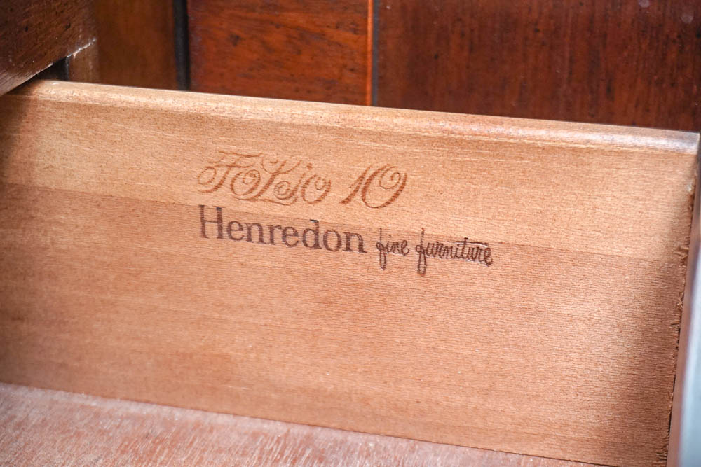 Vintage Federal Style Mahogany Entertainment Armoire by Henredon