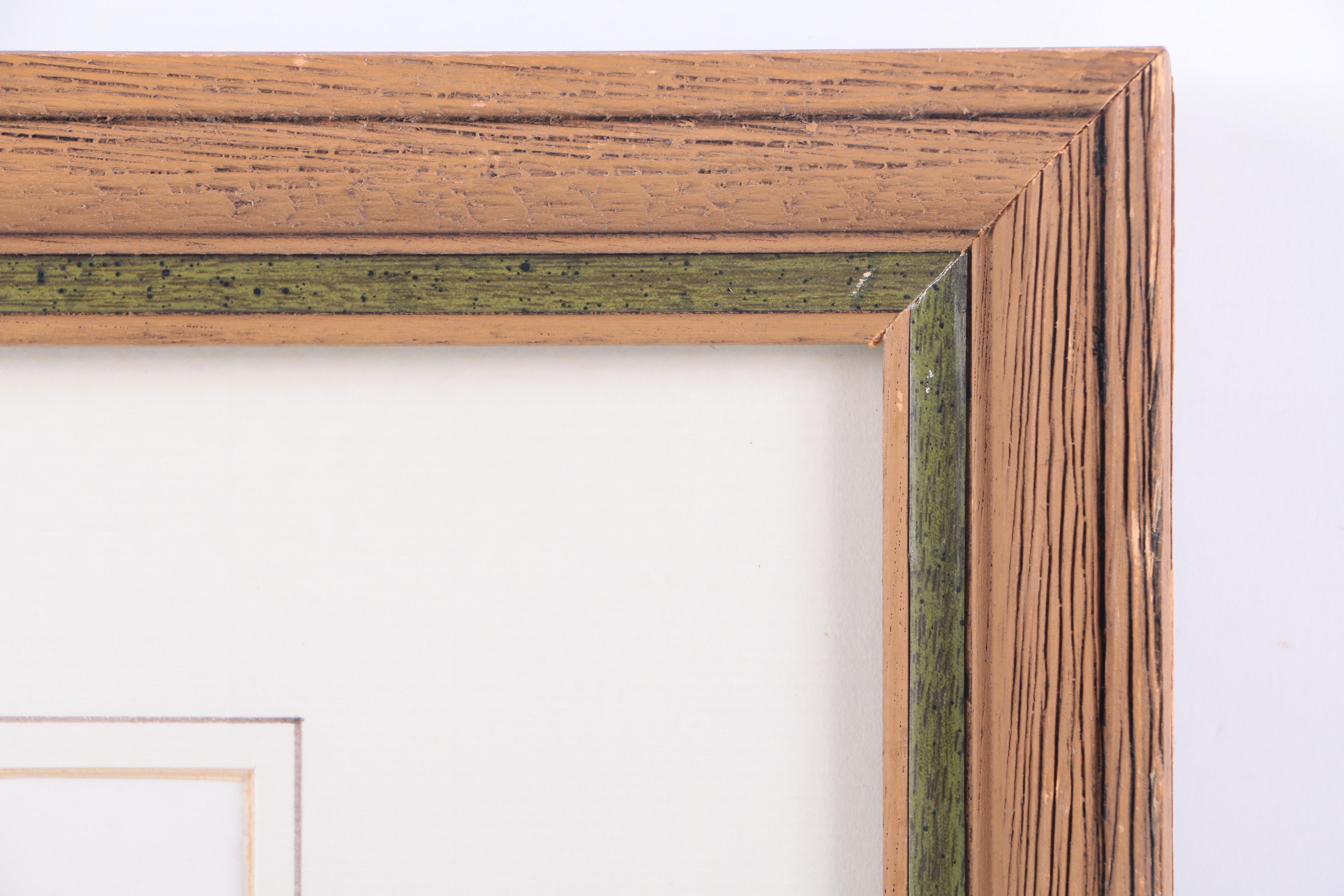 William Zivic Ink and Watercolor on Paper "Arapahoe" Native American Portrait