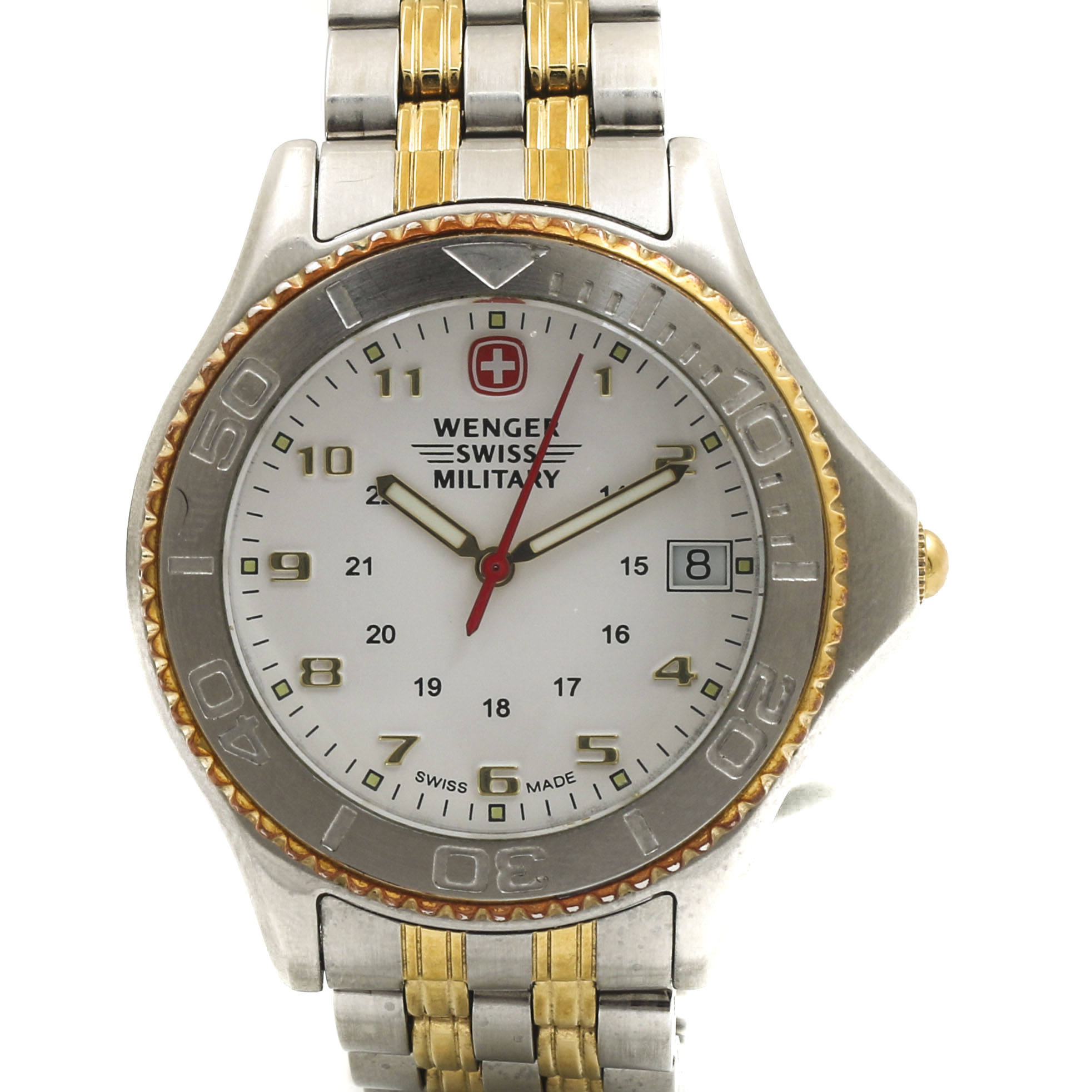 Swiss Army Two Tone Analog Watch