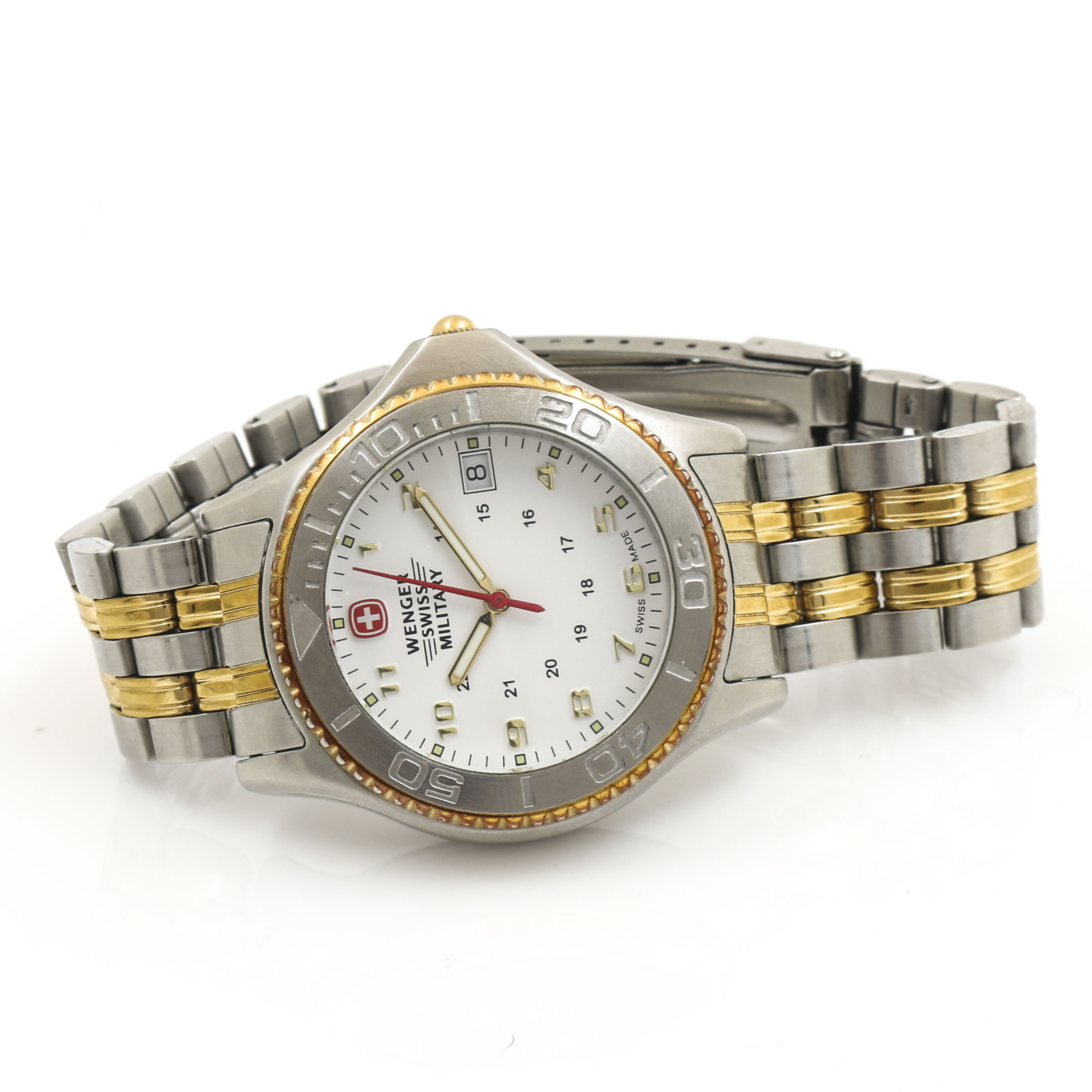Swiss Army Two Tone Analog Watch