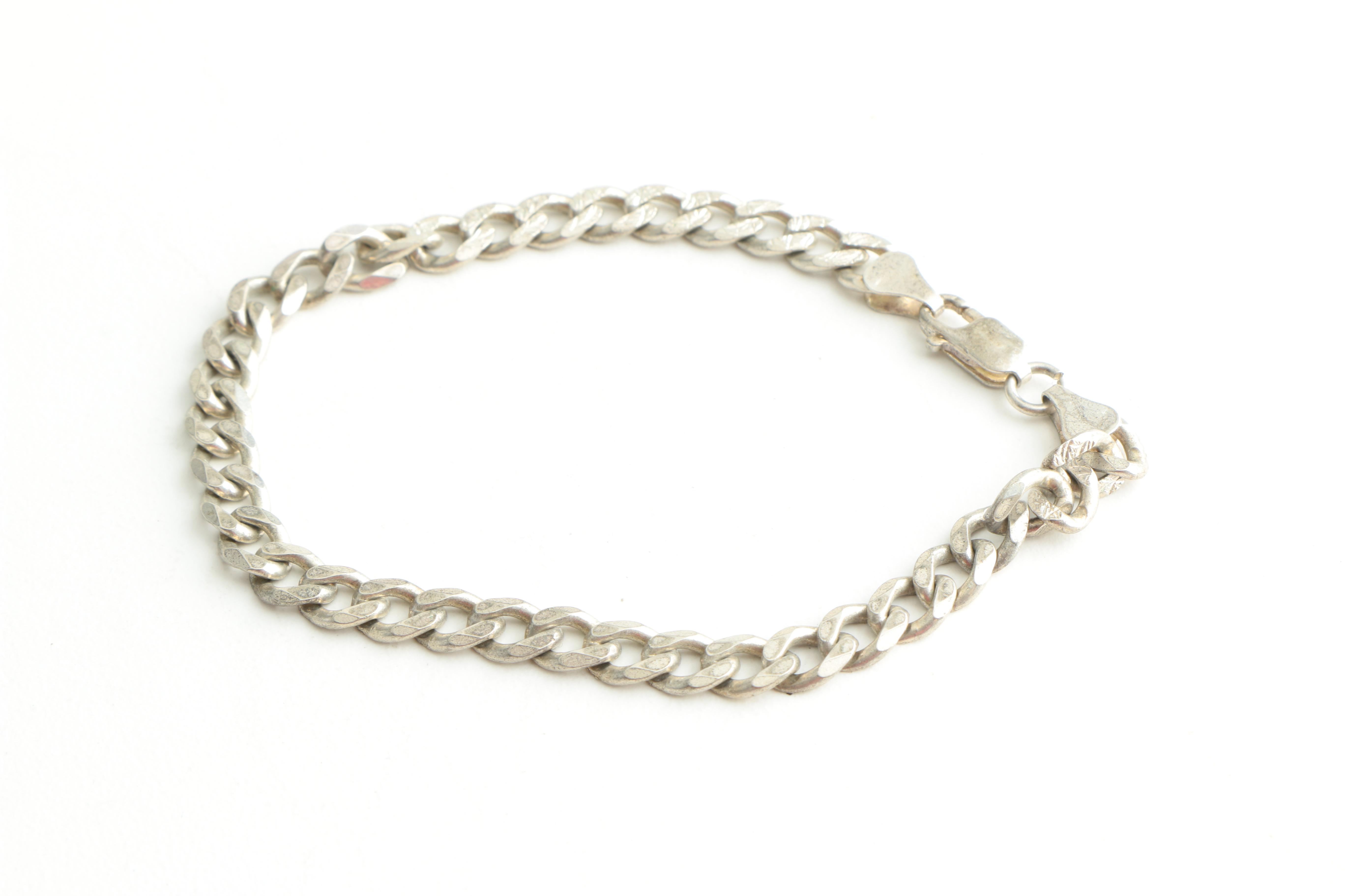 Sterling Silver Necklace Bracelets and Ring