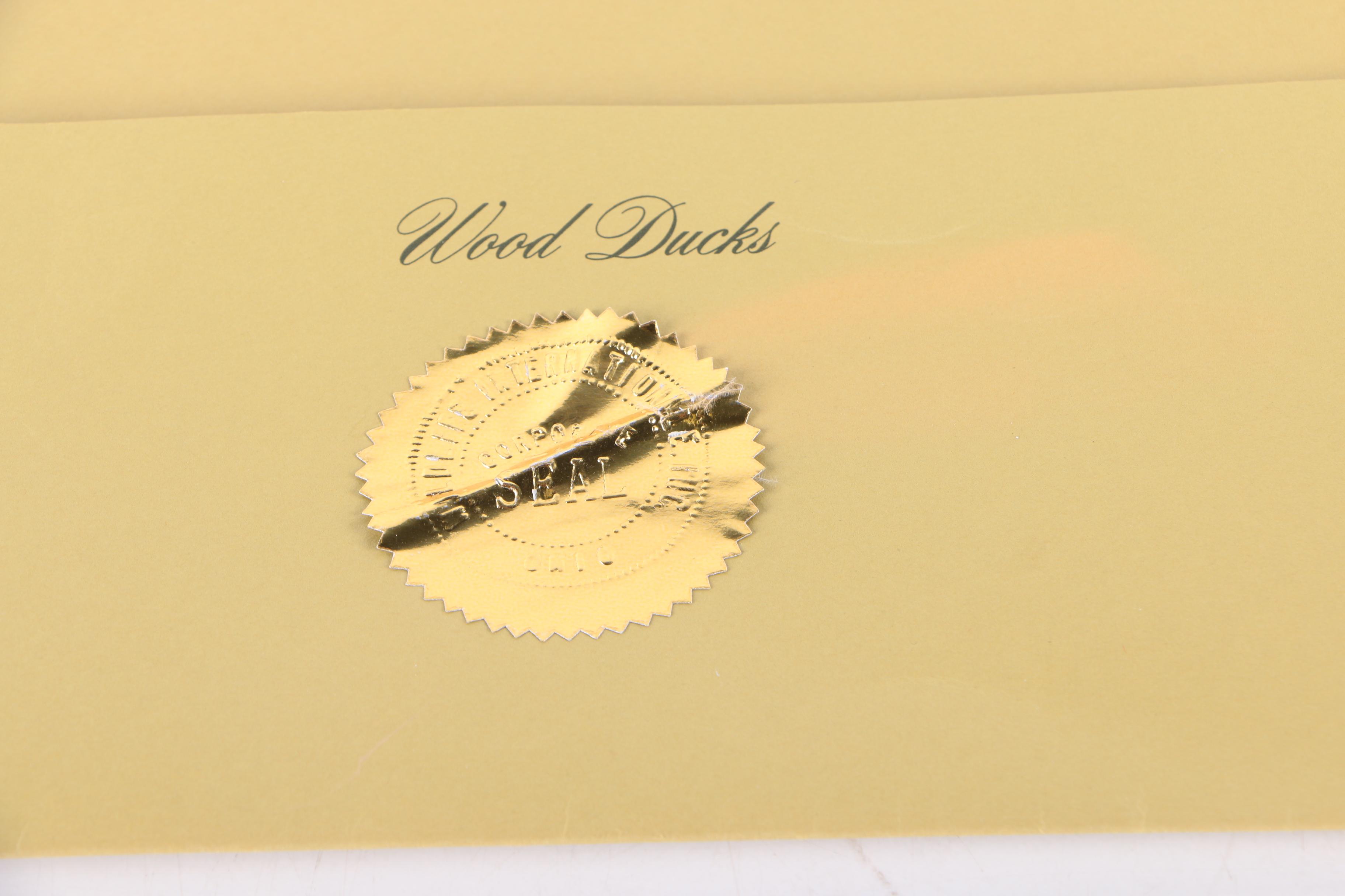 John Ruthven Limited Edition 53/99 Offset Lithographs "Mallards" & "Wood Ducks"