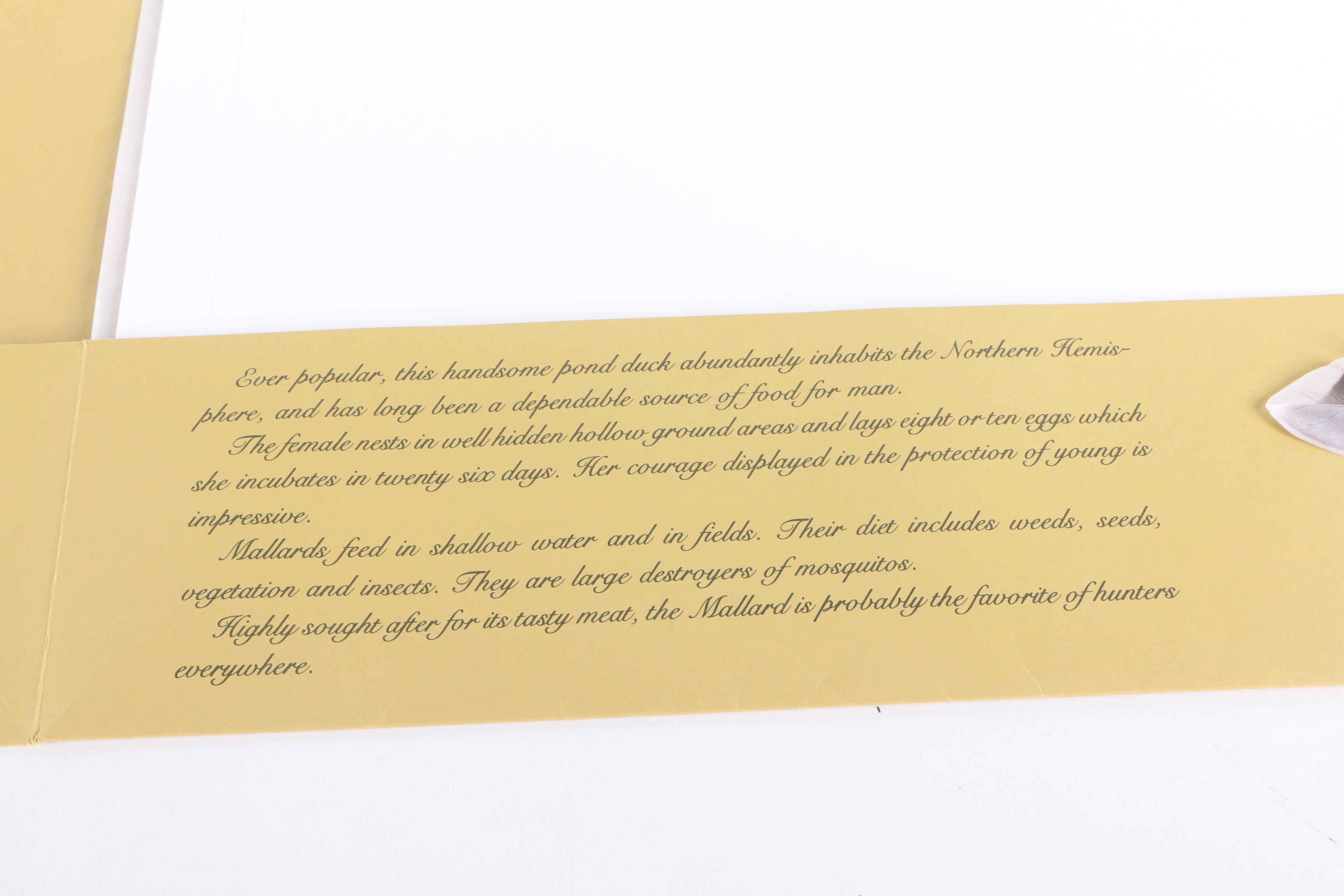 John Ruthven Limited Edition 53/99 Offset Lithographs "Mallards" & "Wood Ducks"