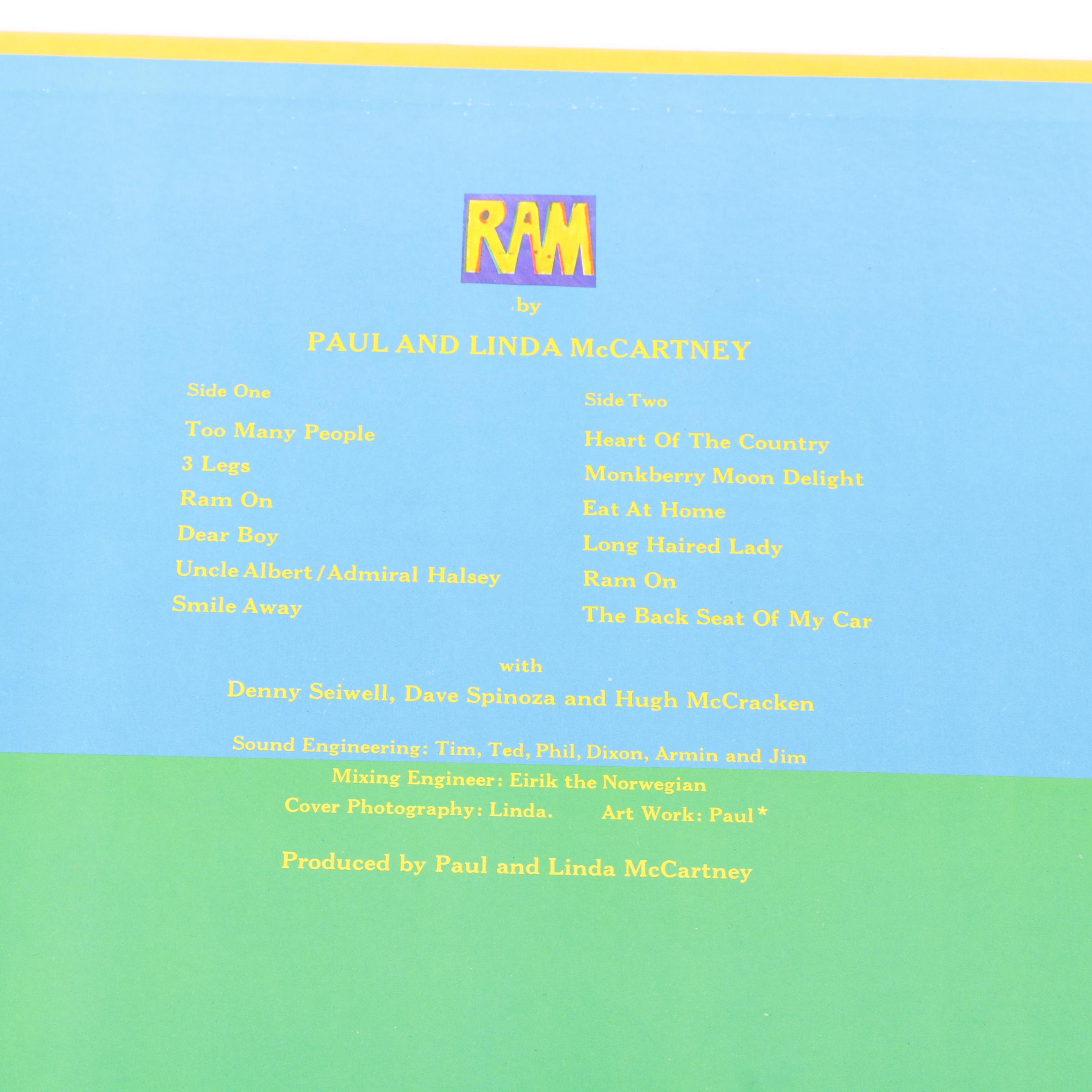 Beatles, Paul McCartney, and George Harrison LPs