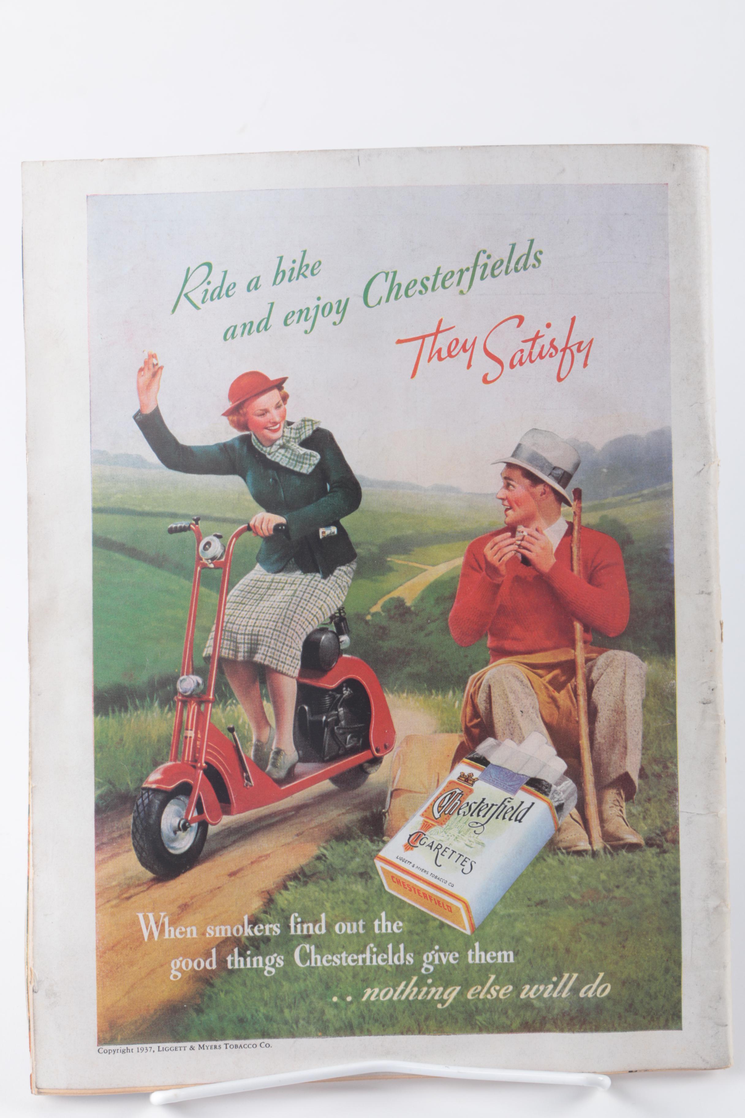 Vintage Basketball and Baseball, with Copy of "Circus" Magazine