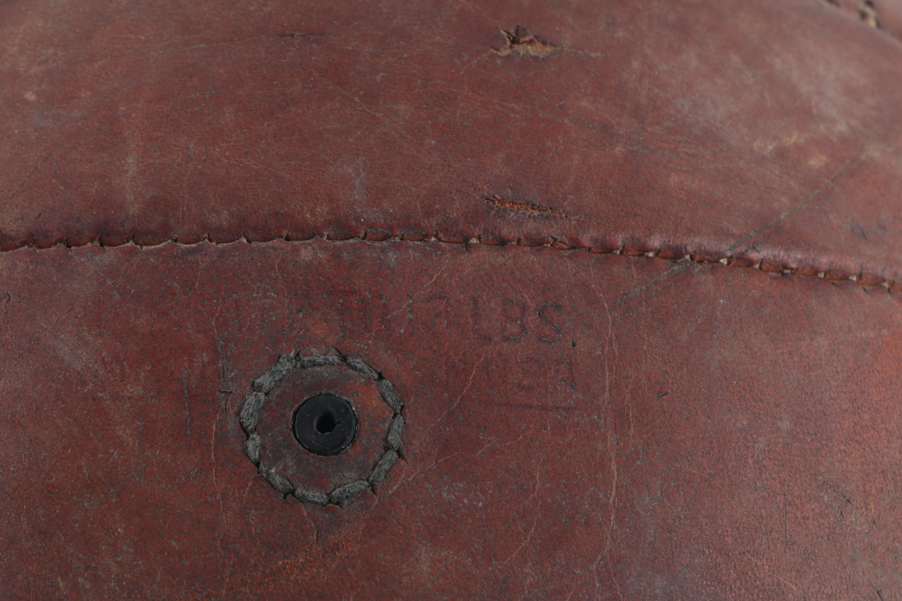 Vintage Basketball and Baseball, with Copy of "Circus" Magazine