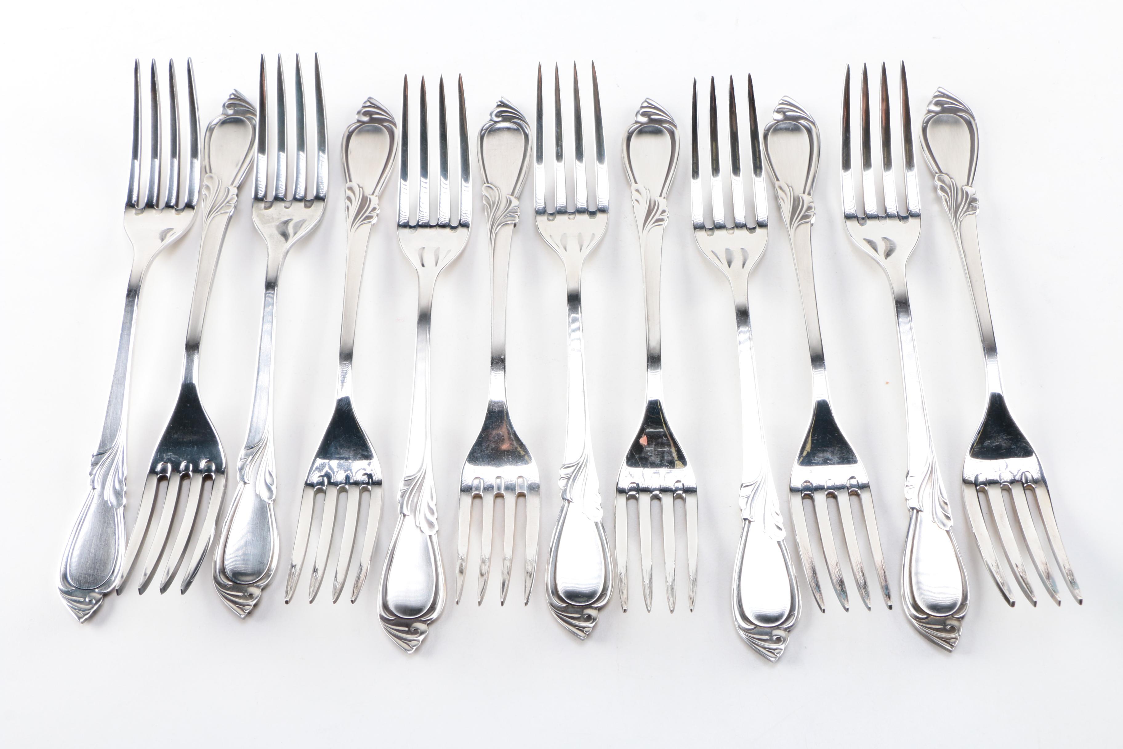Hefra "Rhapsody" 800 Silver Flatware Set