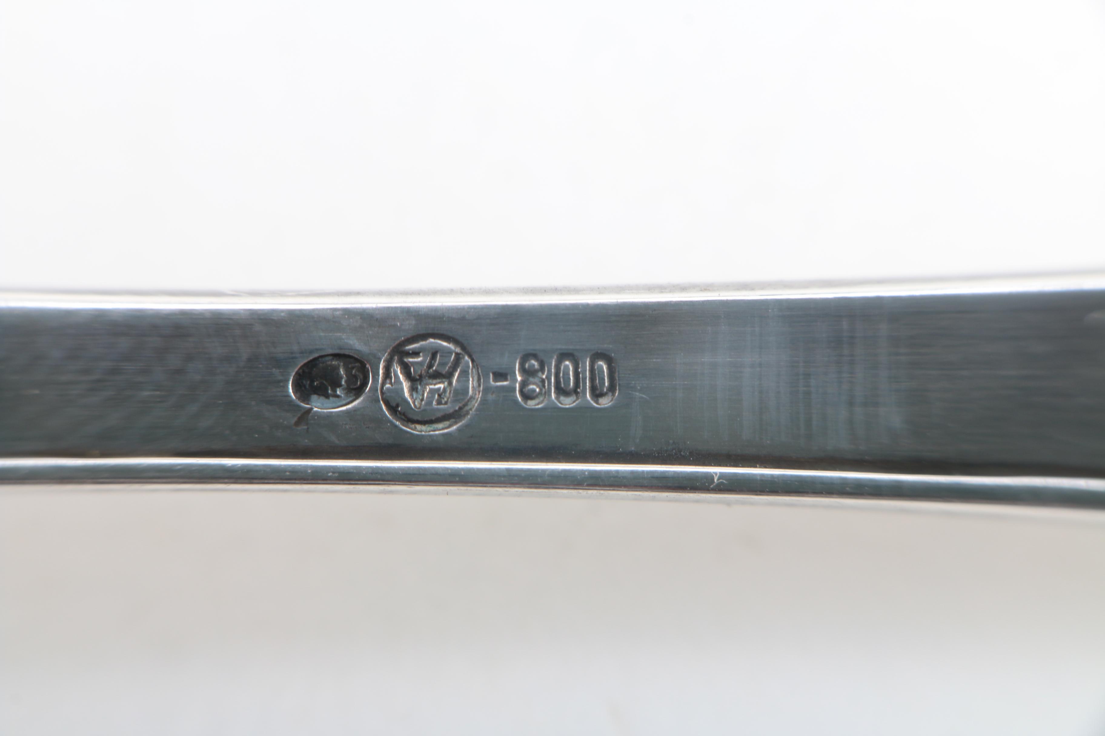 Hefra "Rhapsody" 800 Silver Flatware Set