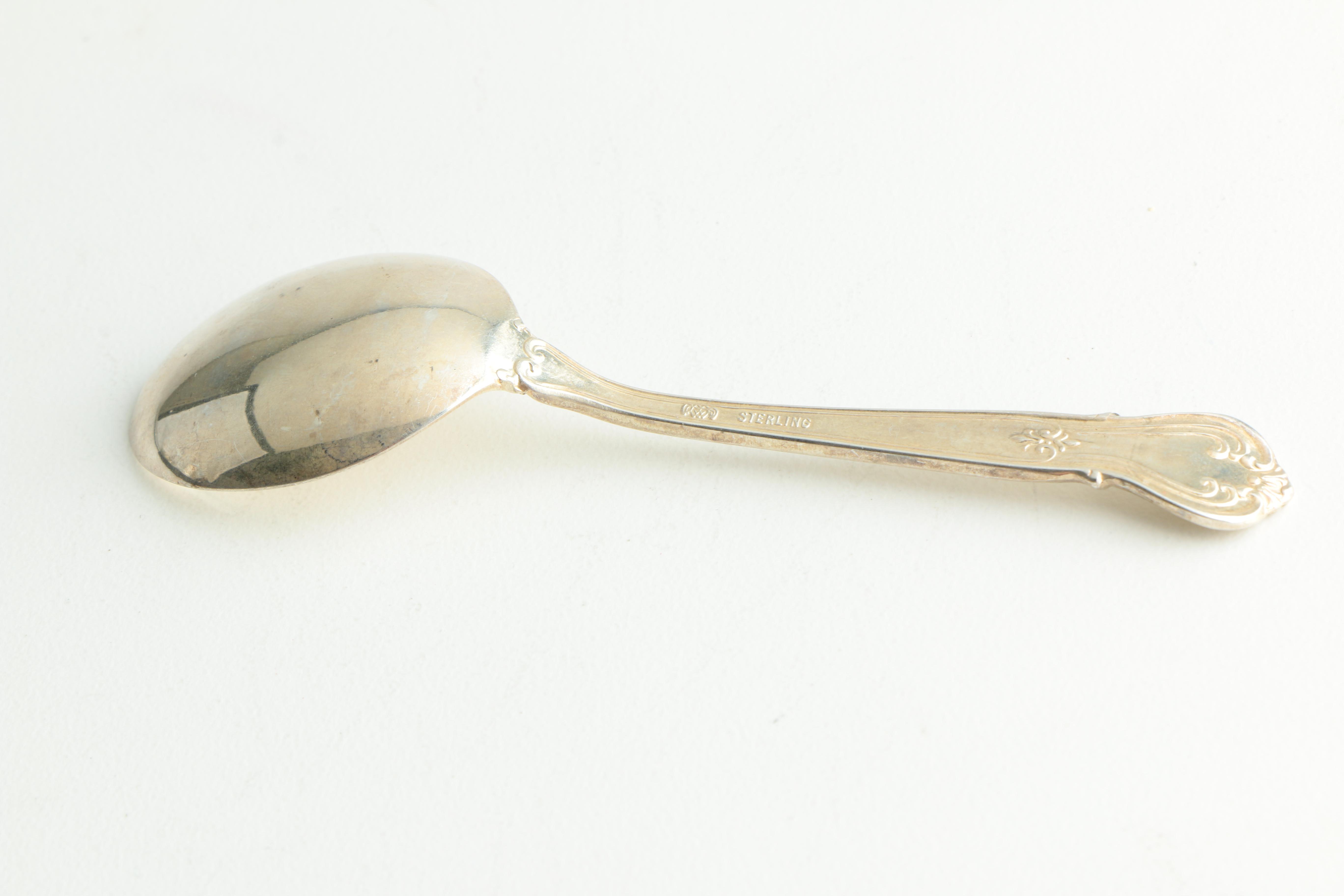 Weidlich "Ancestry" Sterling Silver Fork and Spoon