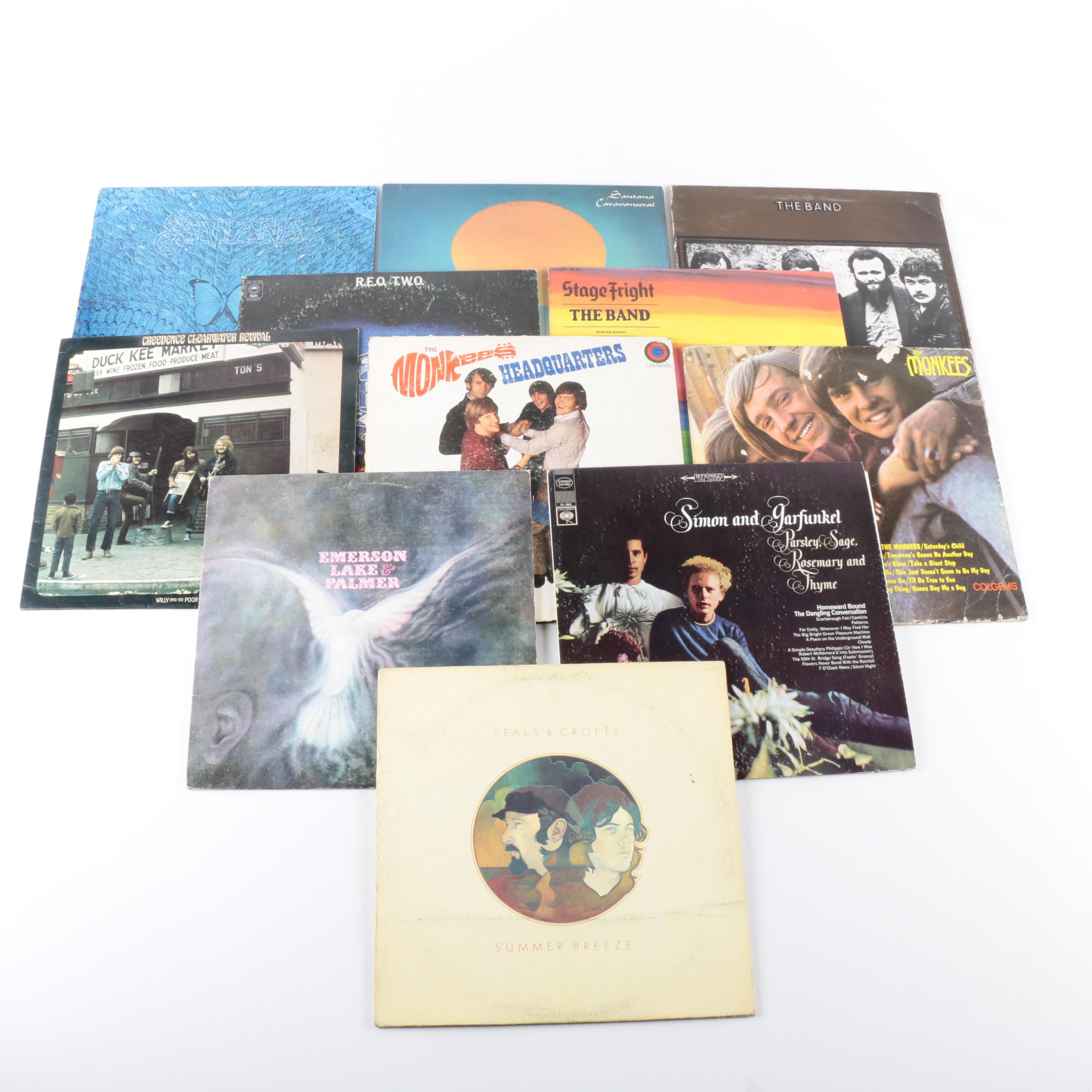 Creedence, Monkees, the Band, and Other Vintage Rock/Pop LPs