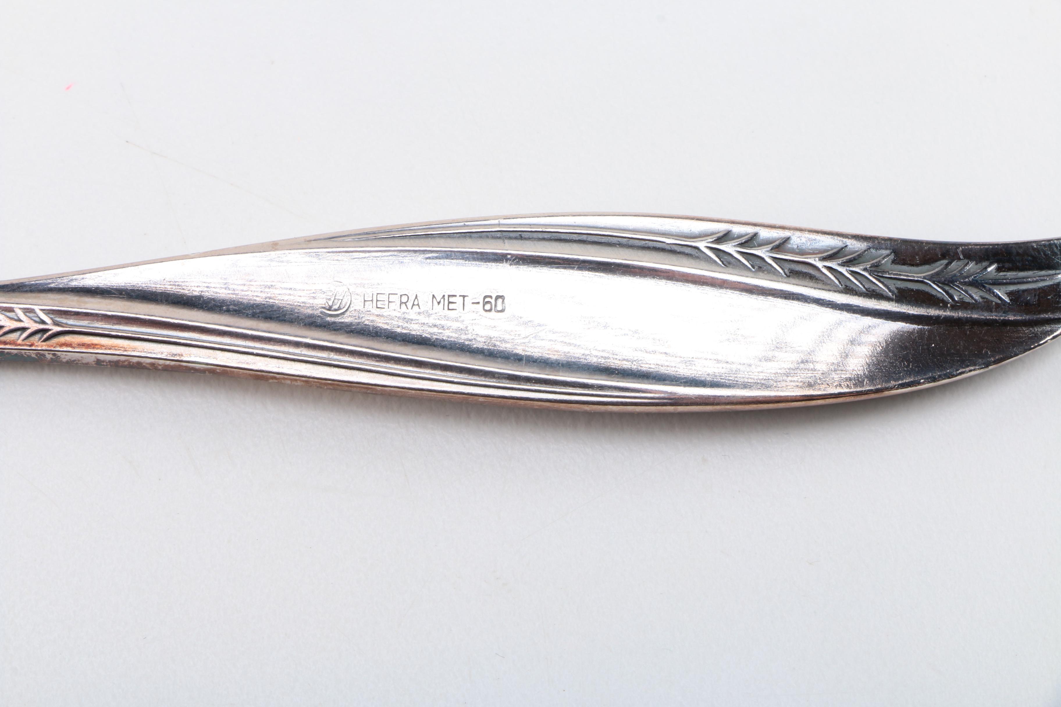 Hefra 'American' Silver Plated Flatware Set