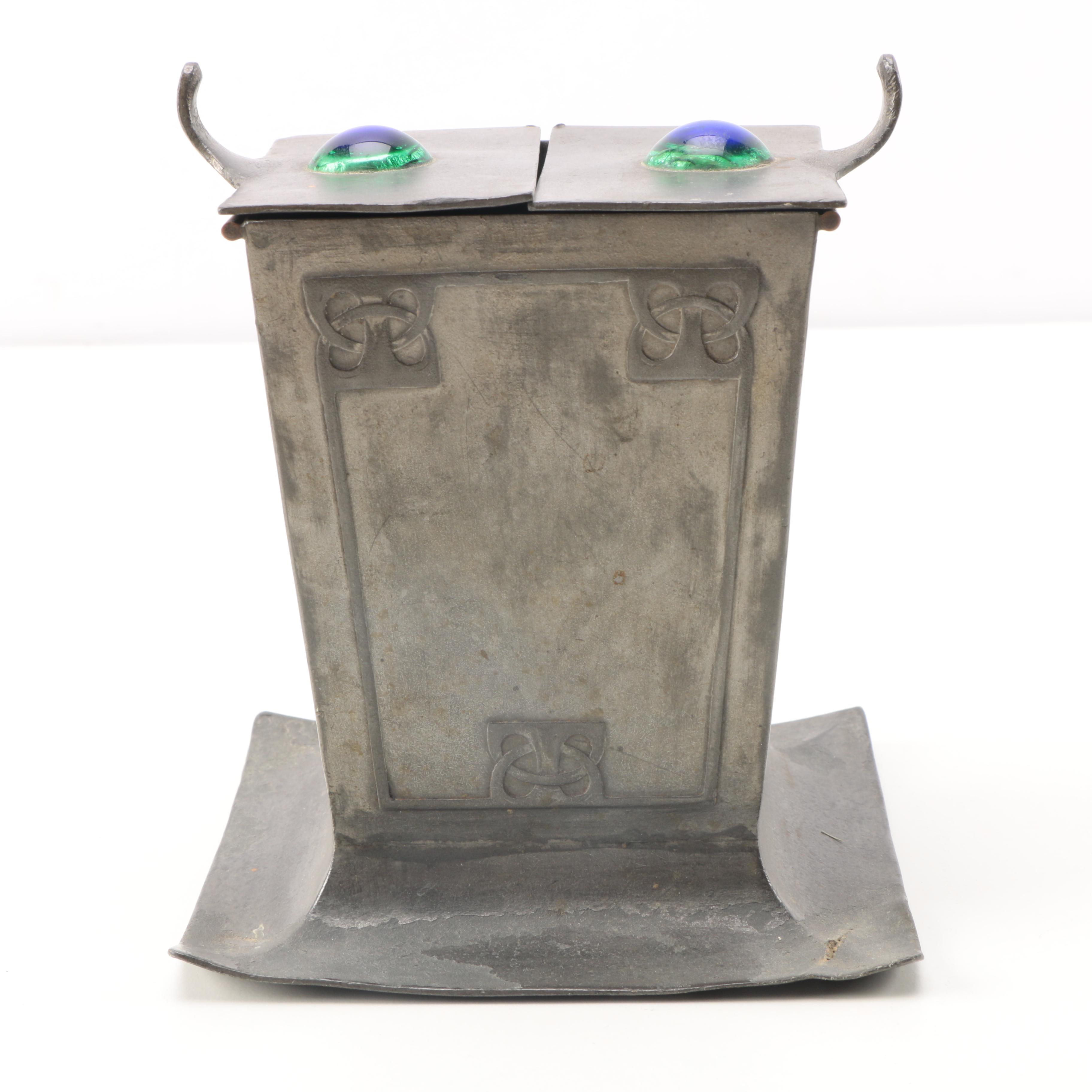 Vintage Art Nouveau OSIRIS/ISIS Decorative Metalwork Box