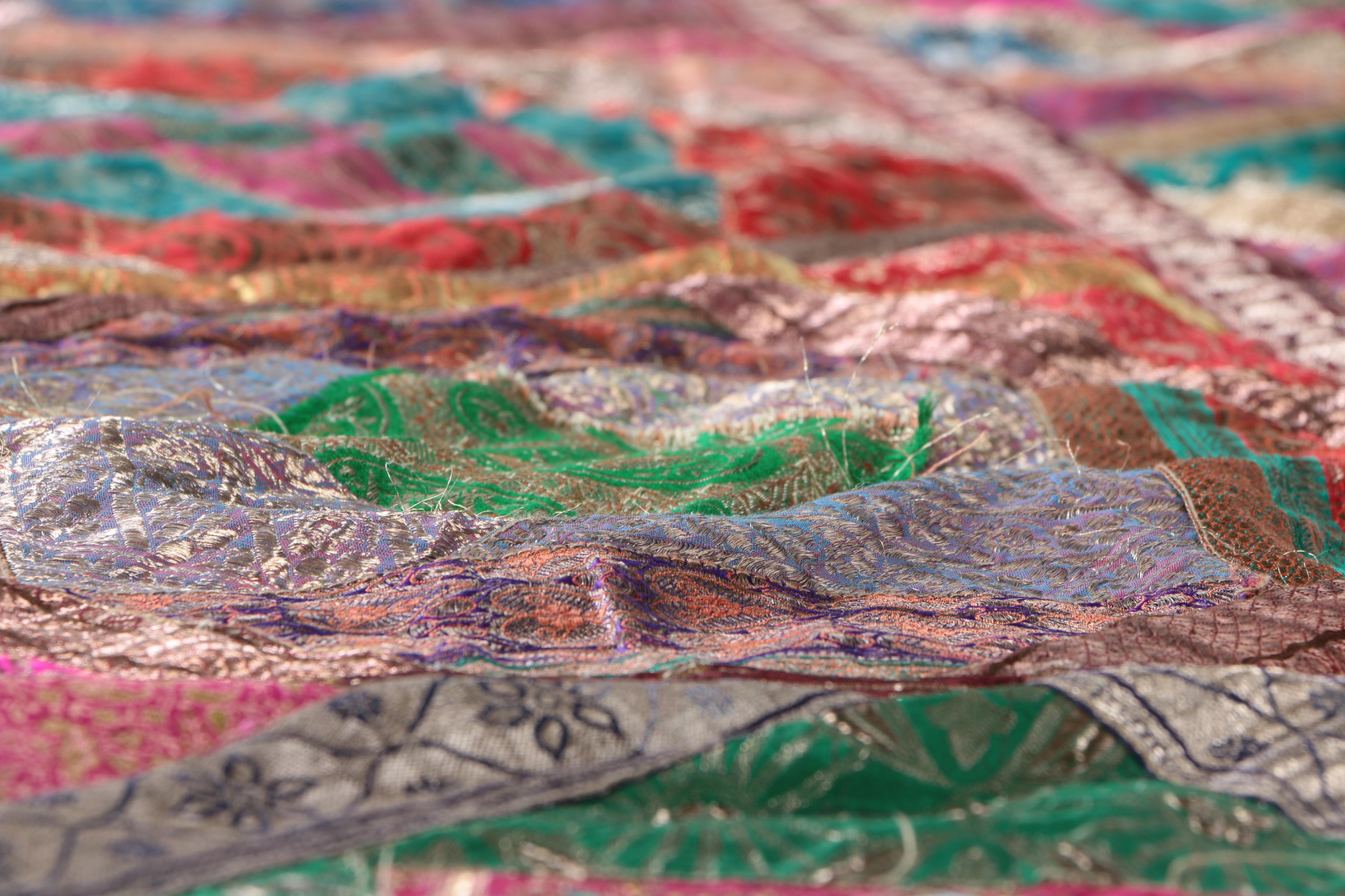 Handmade "Square in Square" Quilt