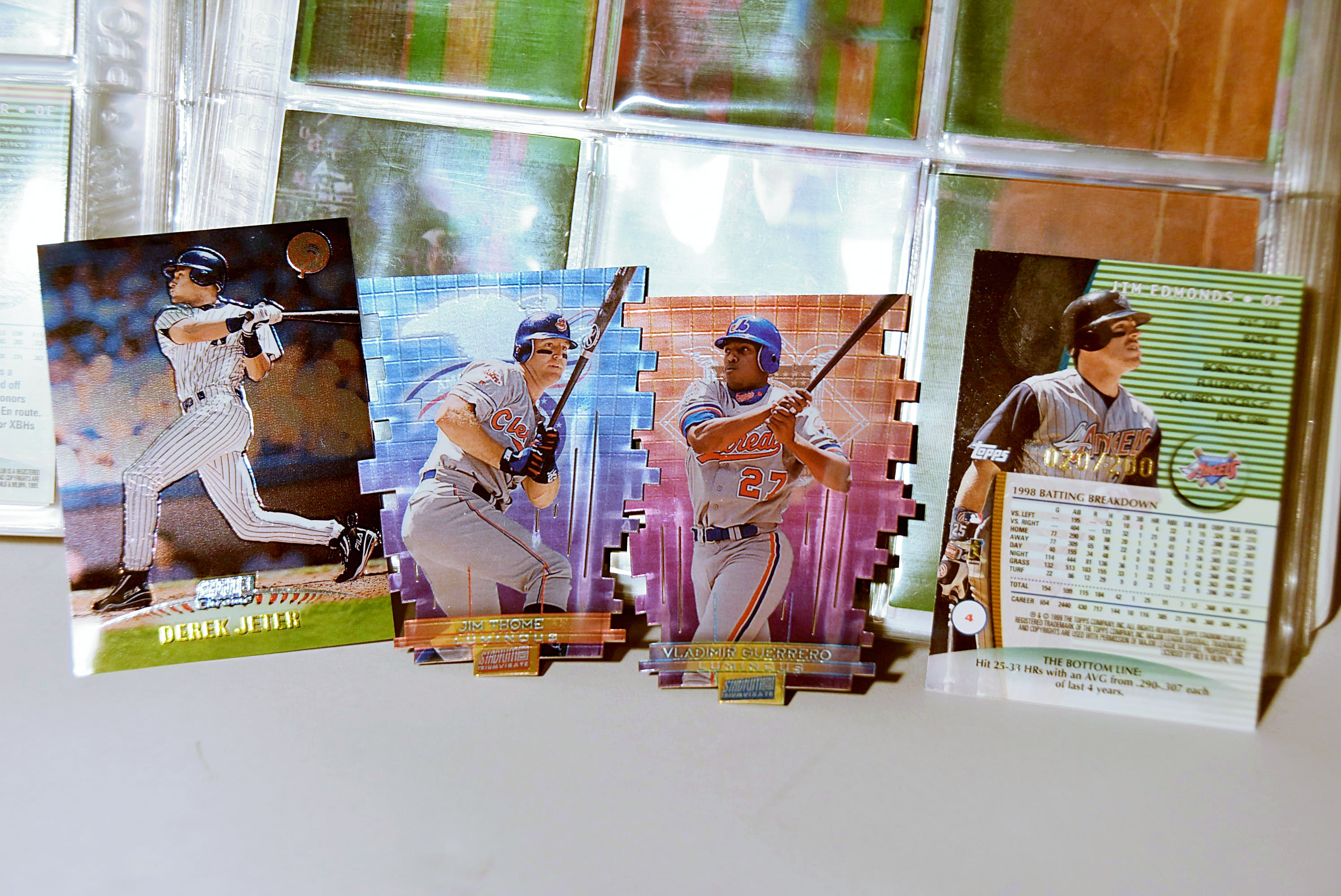 1990s Baseball Card Collection with Eight Binders of Complete Sets