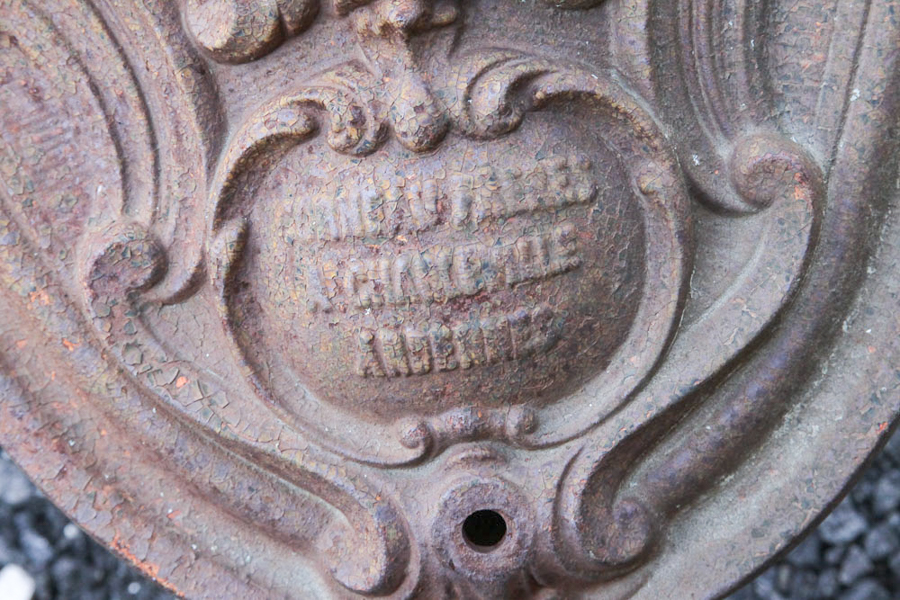 Antique Cast Iron Coal Scuttle