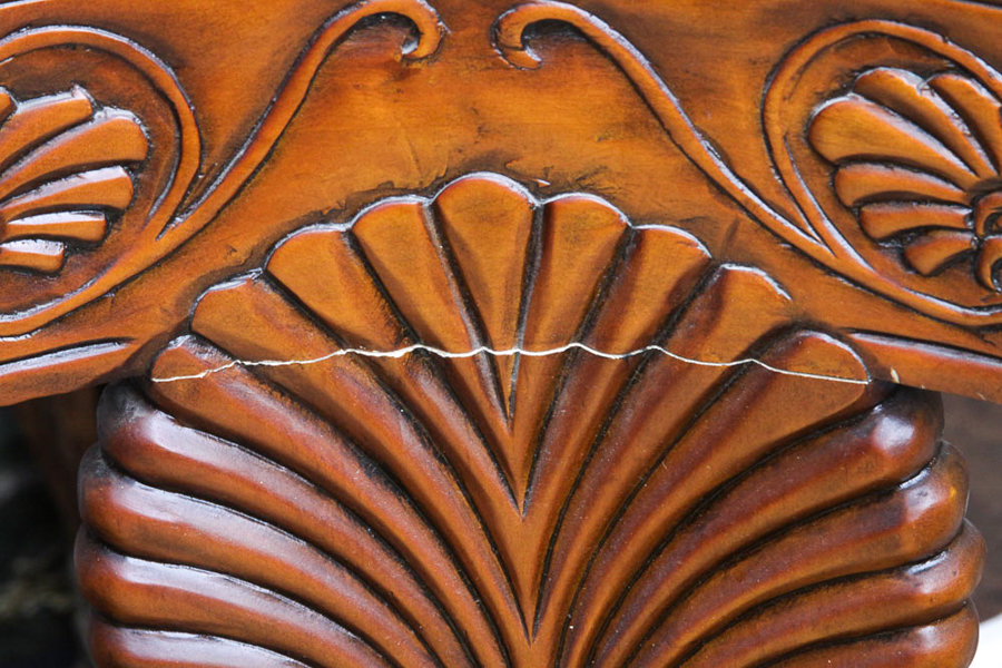 Pair of Ornate Barrel-Back Armcharis